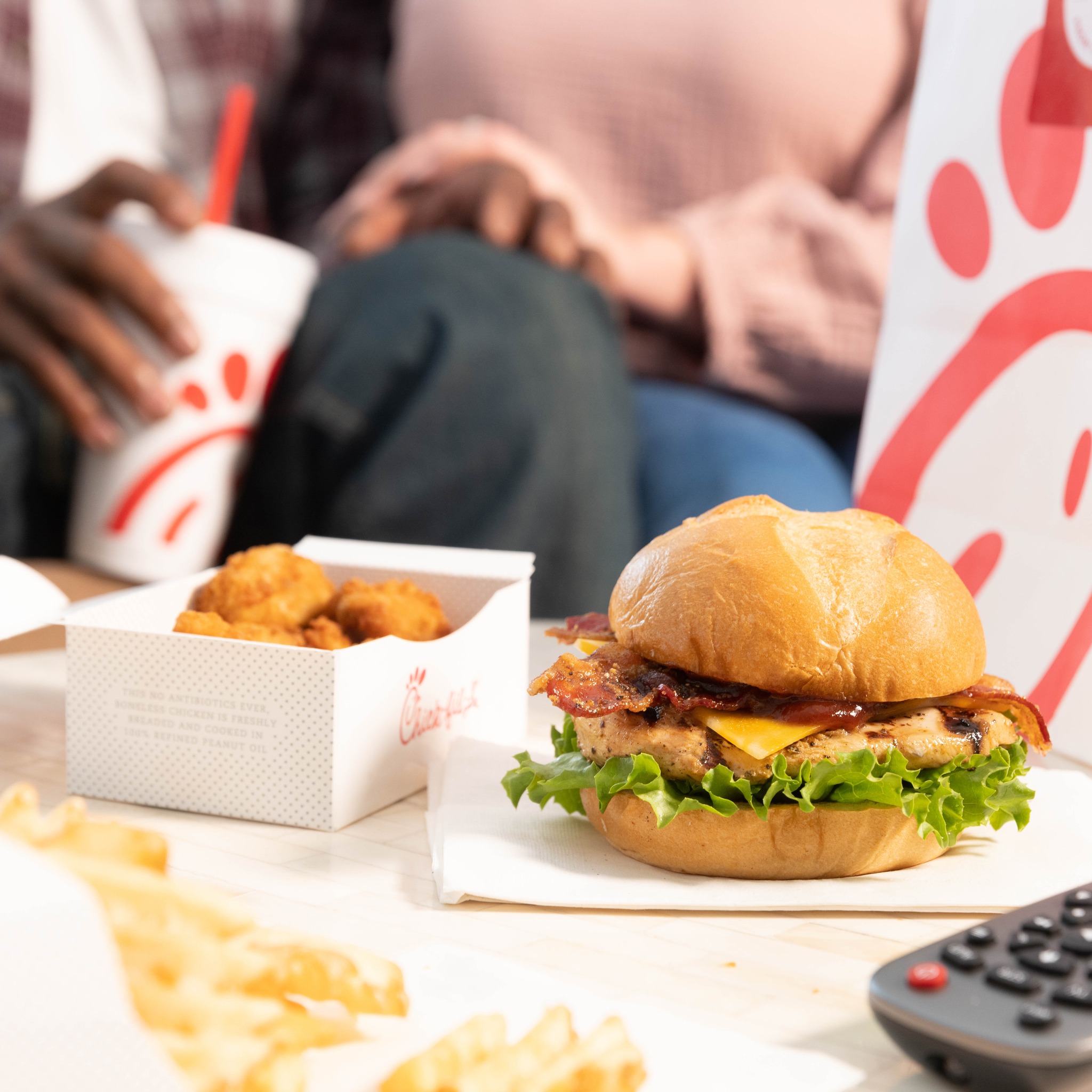 The perfect rainy/snowy day... ChickfilA at Janesville WI Facebook