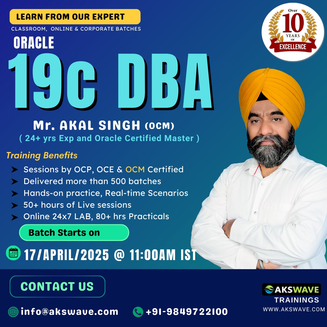 Oracle Database Administrator (DBA,RAC,RMAN) | Facebook