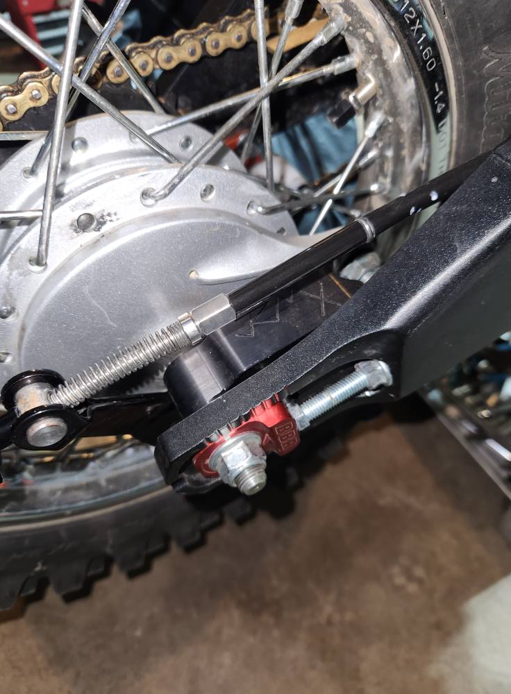 Dirt Bike Rear Drum Brake Torque Arm - CNC Aluminum For KLX110 DRZ110 2005-2024