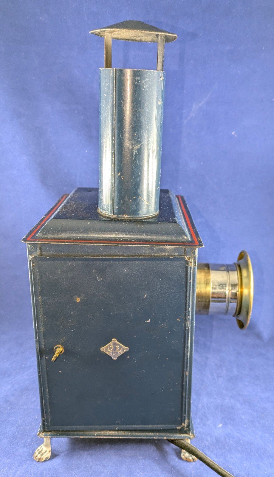 Antique Gebruder Bing Magic Lantern Episcope Postcard Projector, New ...