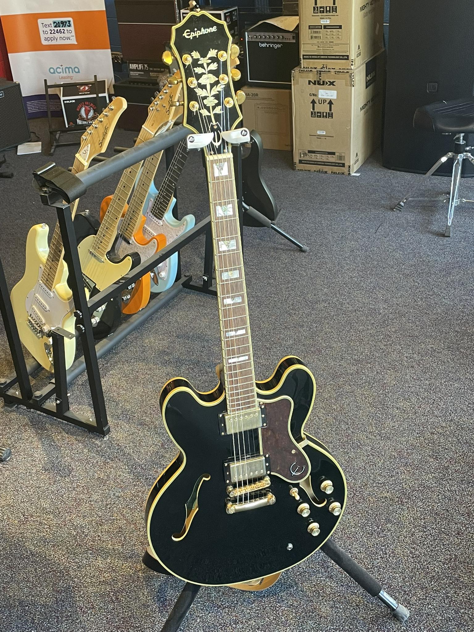 Do you prefer the Epiphone Sheraton guitar?