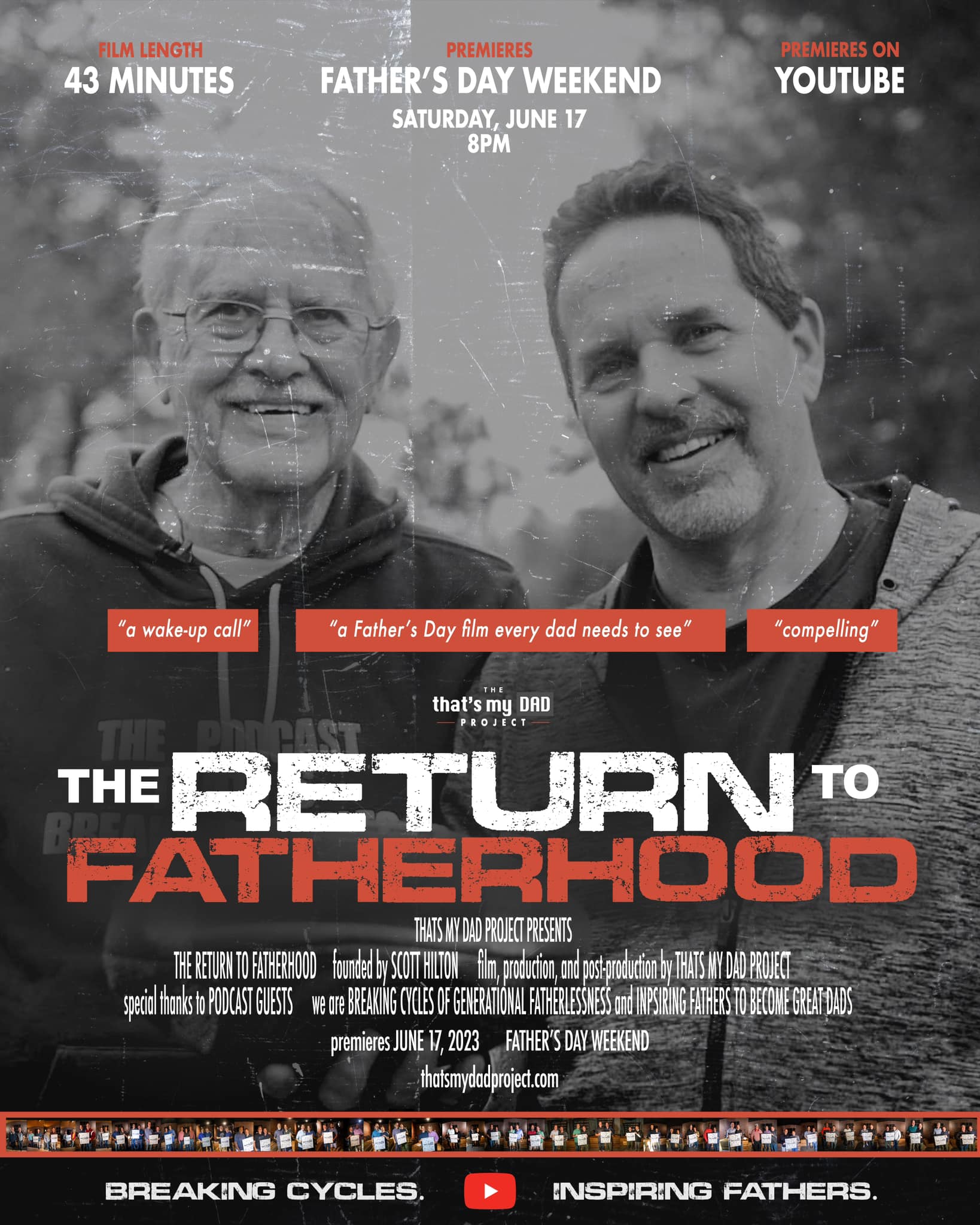 Tonight’s the night! At 8pm, our... - That's My Dad Project | Facebook