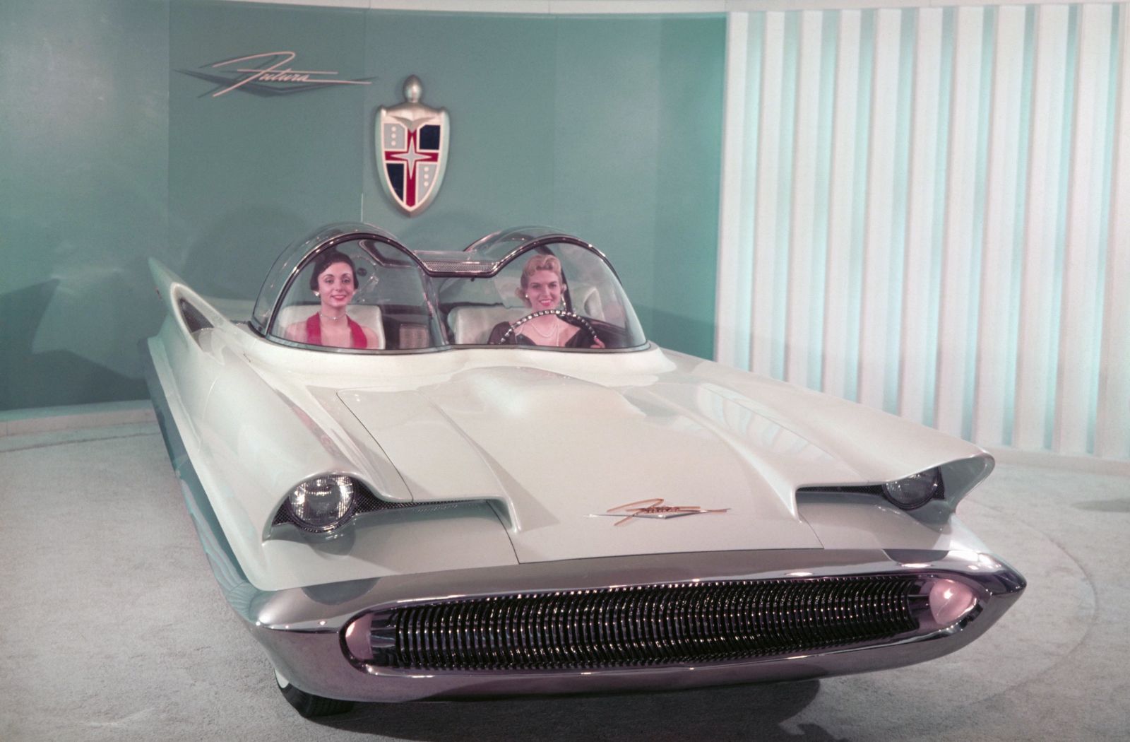 1955 Lincoln Futura's futuristic design