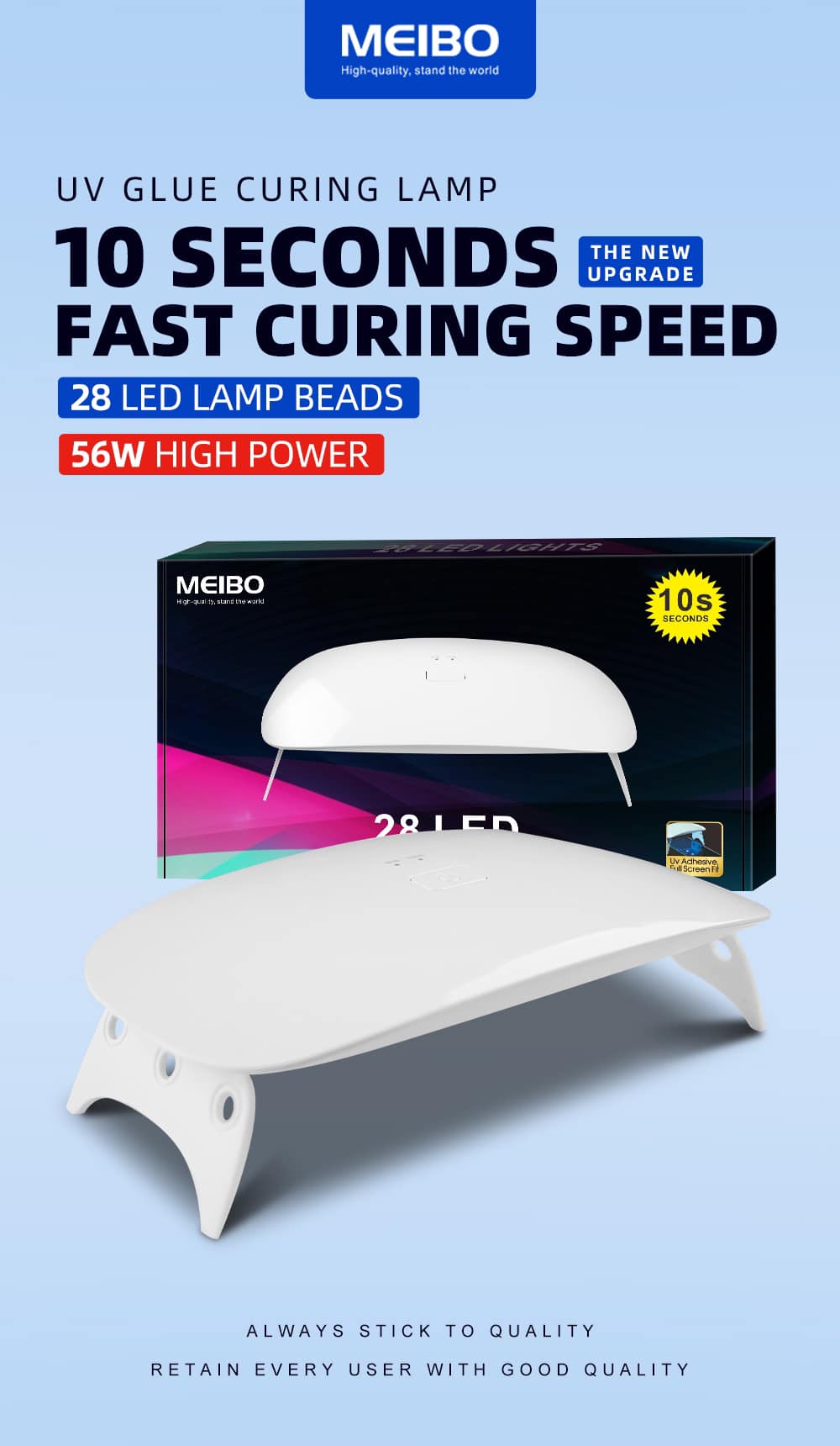 Meibo UV curing lamp - Meibo tempered glass