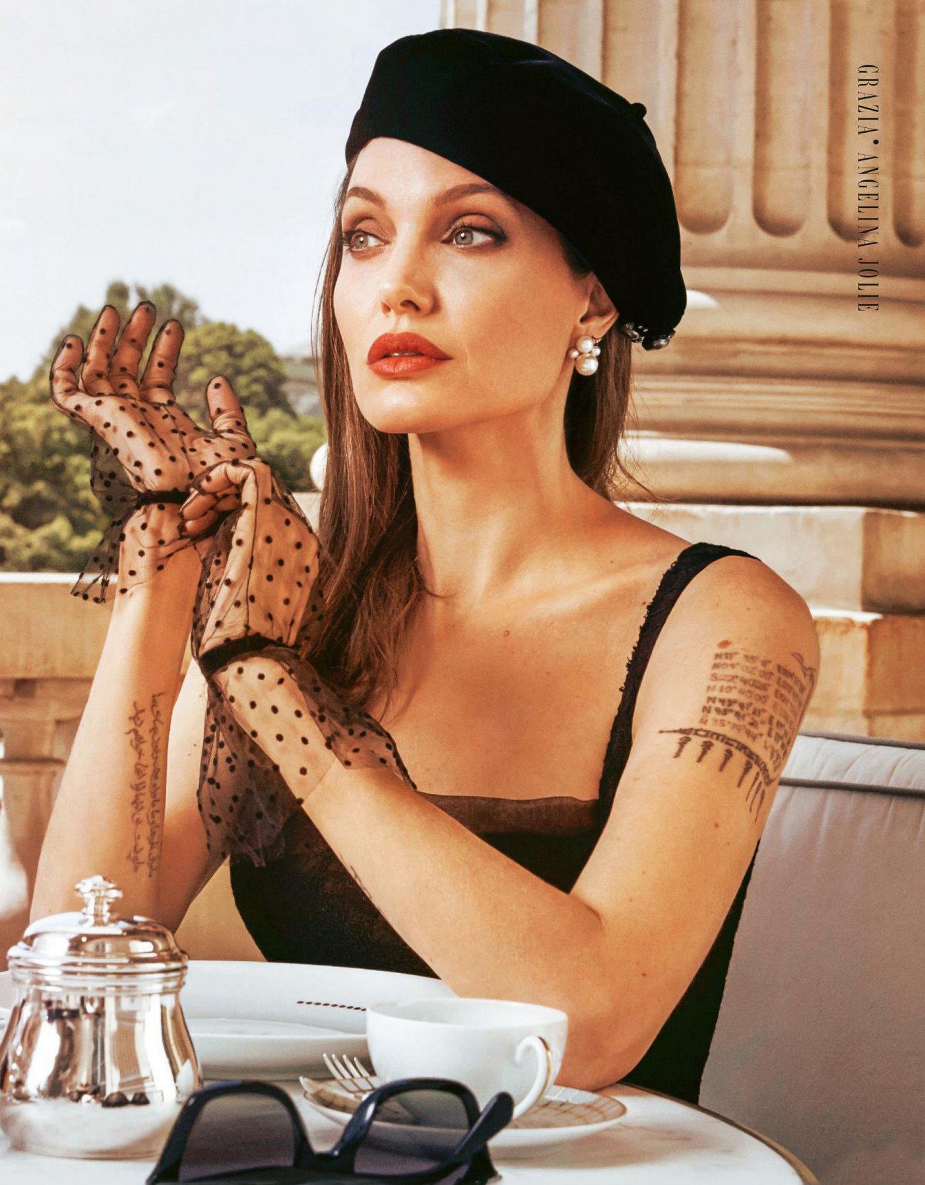 Angelina Jolie and Michelle Pfeiffer photographed by Mario Anzuon