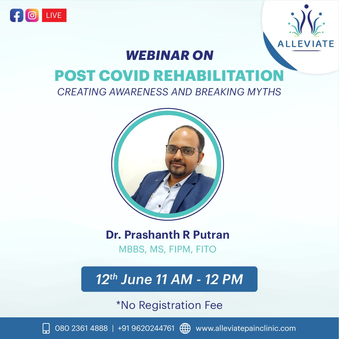 Alleviate Pain Clinic - WEBINAR ON Post Covid Rehabilitation - Creating ...