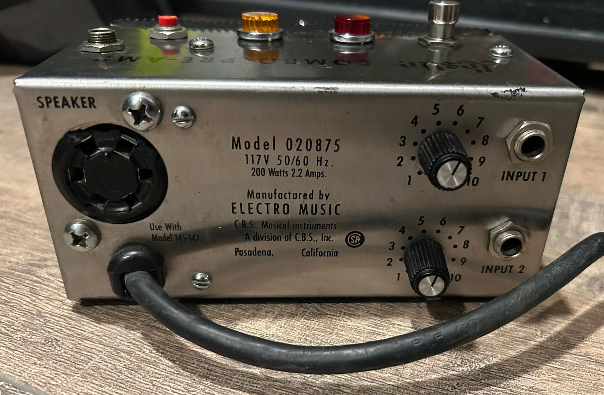 Leslie combo preamp pedal for sale