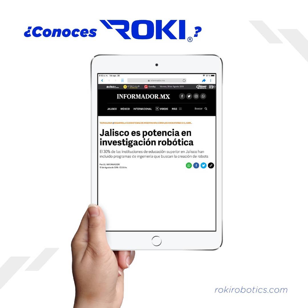 Roki Robotics - ¿Conoces ROKI? Te compartimos el siguiente... | Facebook