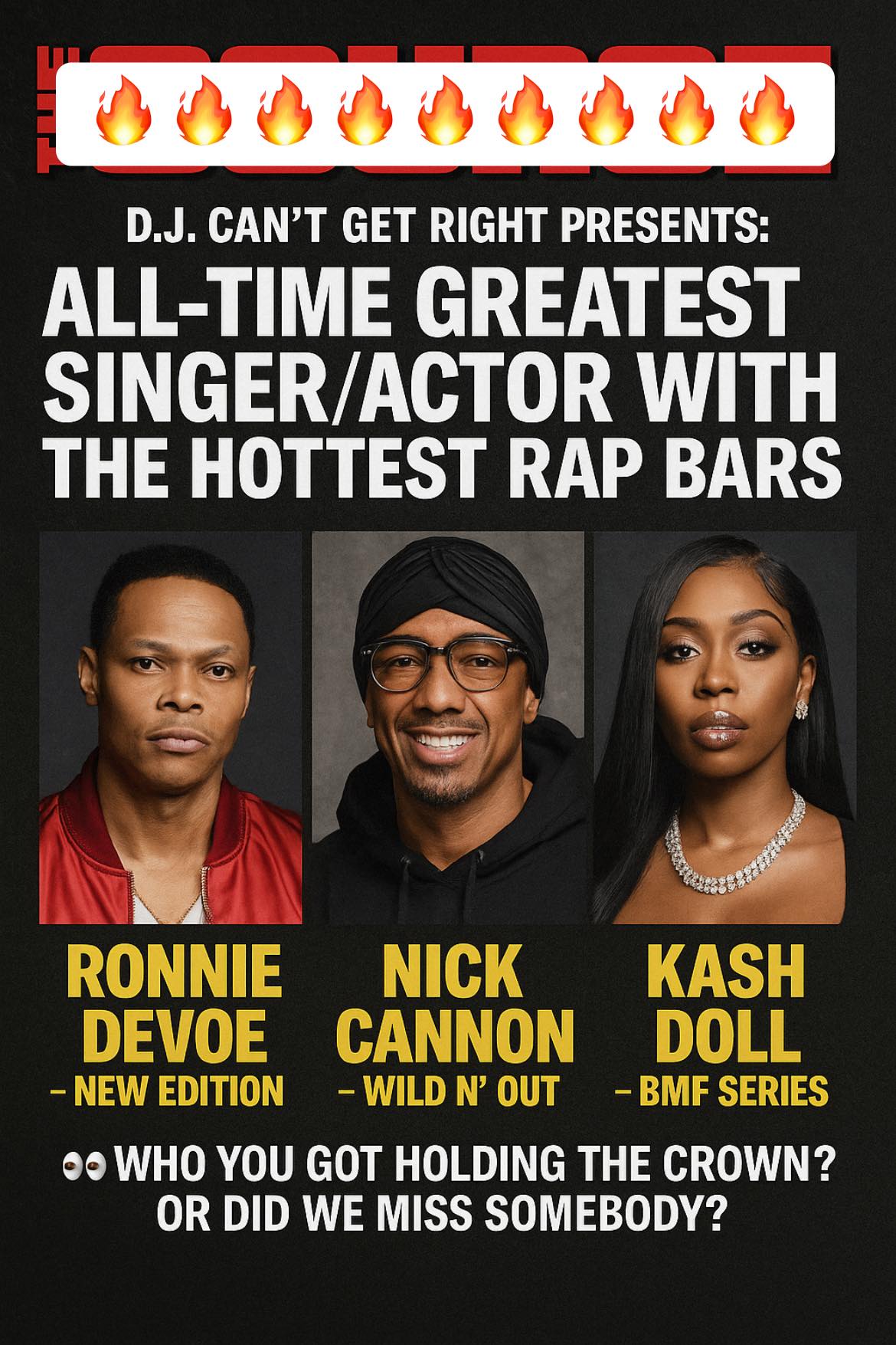 Steven - D.J CAN’T GET RIGHT PRESENTS: 🔥 ALL-TIME GREATEST SINGER/ACTOR ...