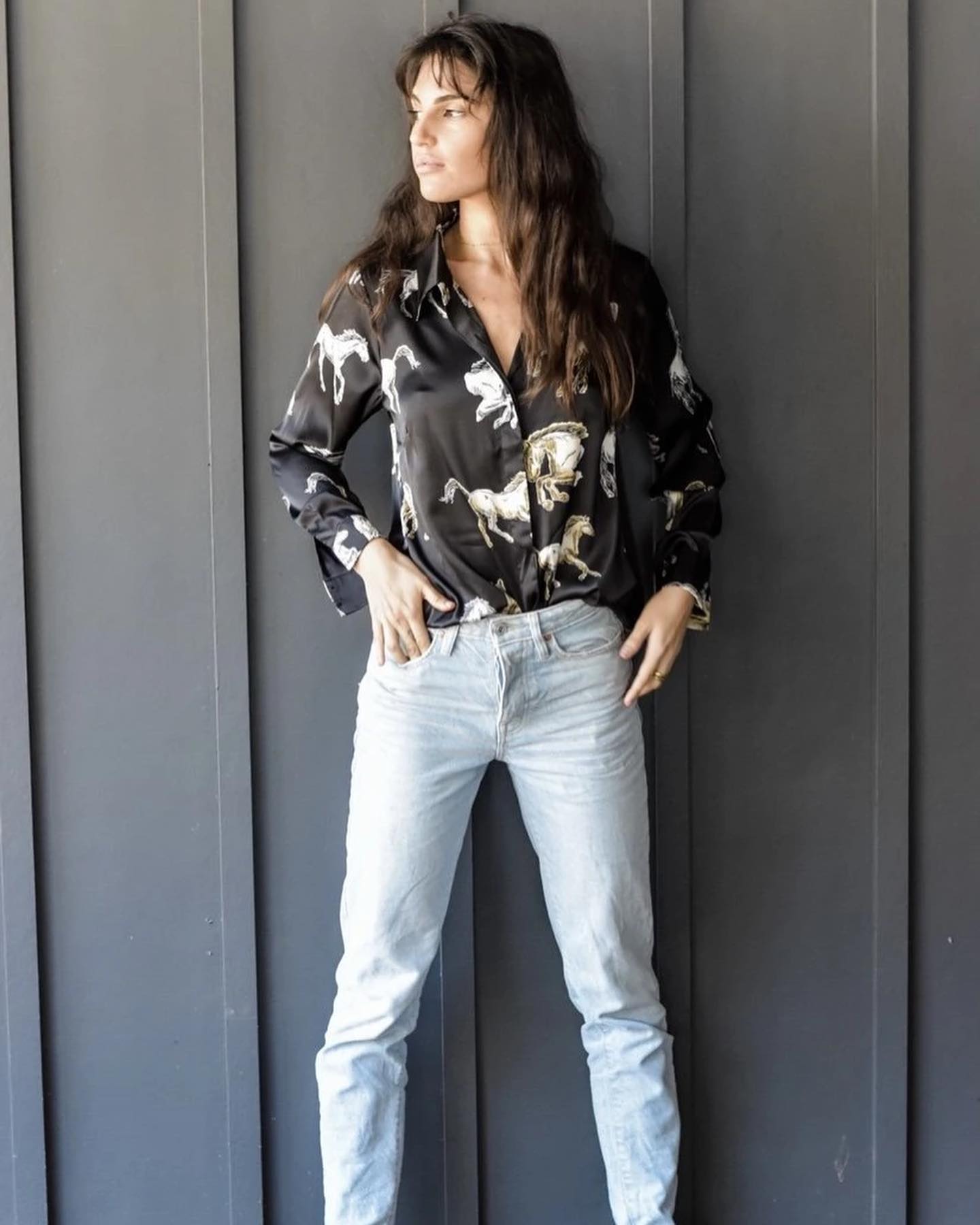 Miss Dolly - 🐎 Utilitaire’s Wild horse print lux satin... | Facebook