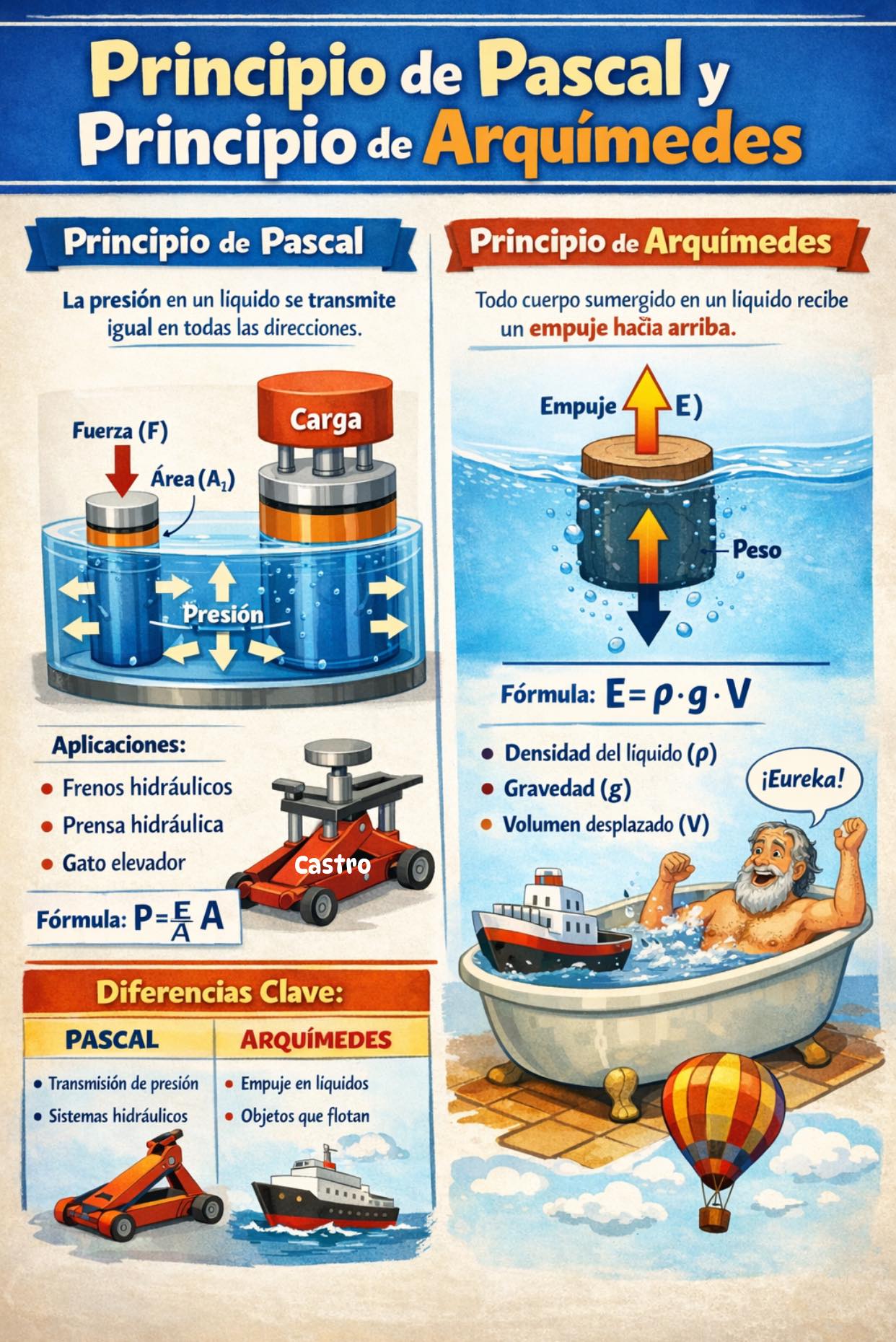 Milly - 🔬📘 Ciencia que se entiende y se disfruta El Principio de Pascal ...