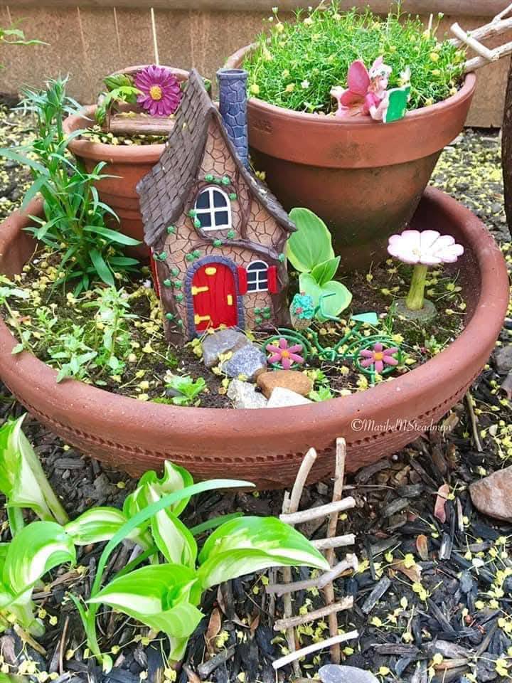 Miniature Fairy Garden Pick – Angela Fairy Figure, Indoor & Outdoor Decor, Buy 3 Save $5