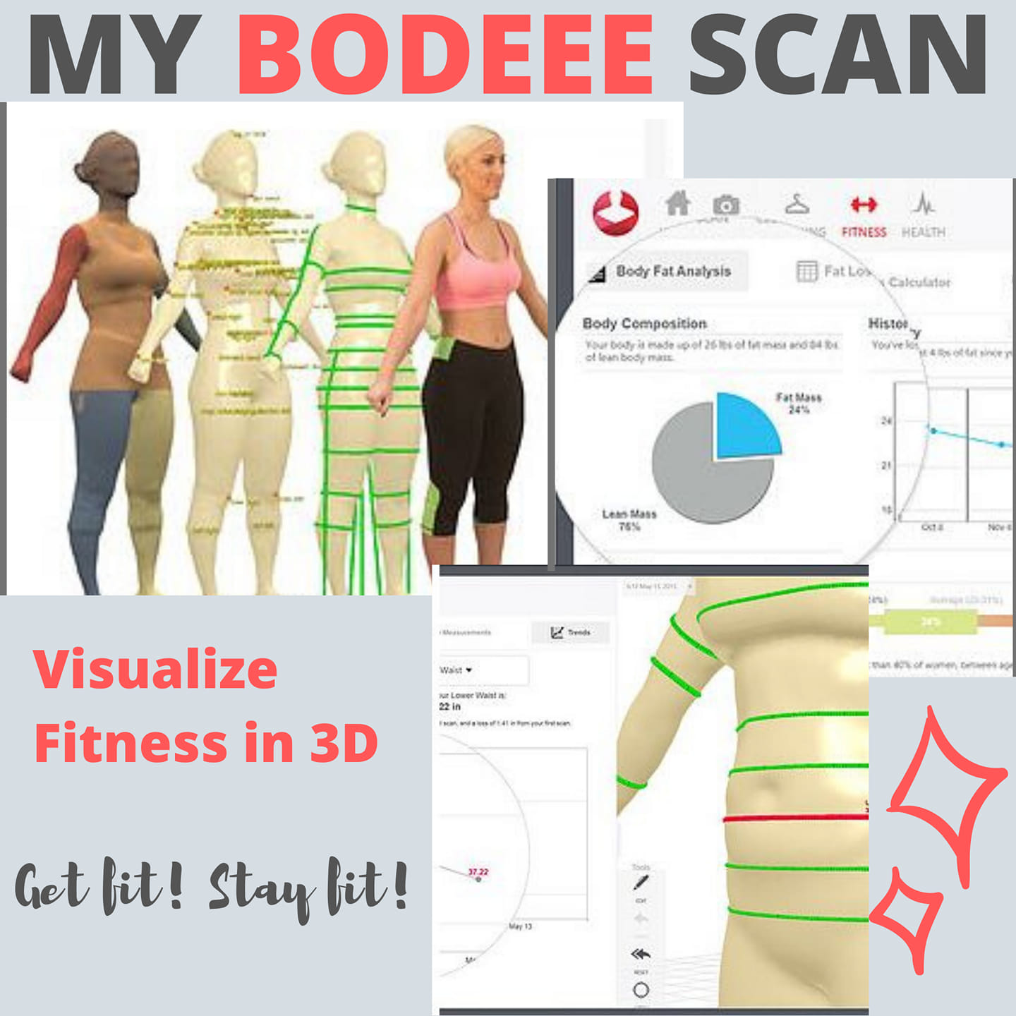 My Bodee Scan - ️3D BODY SCANNING MAKES VISUALIZING... | Facebook