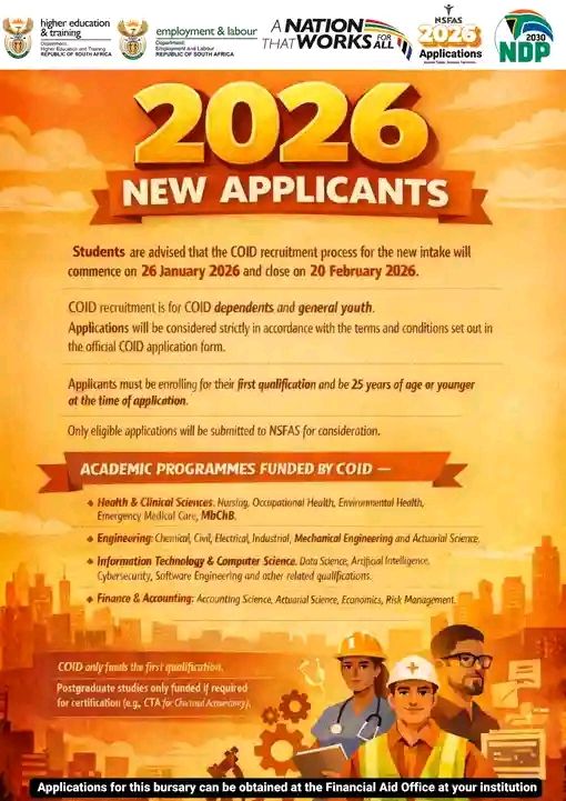 Basanda - 🎓 2026 NEW APPLICANTS – COID BURSARY APPLICATIONS OPEN! 🎓 ...