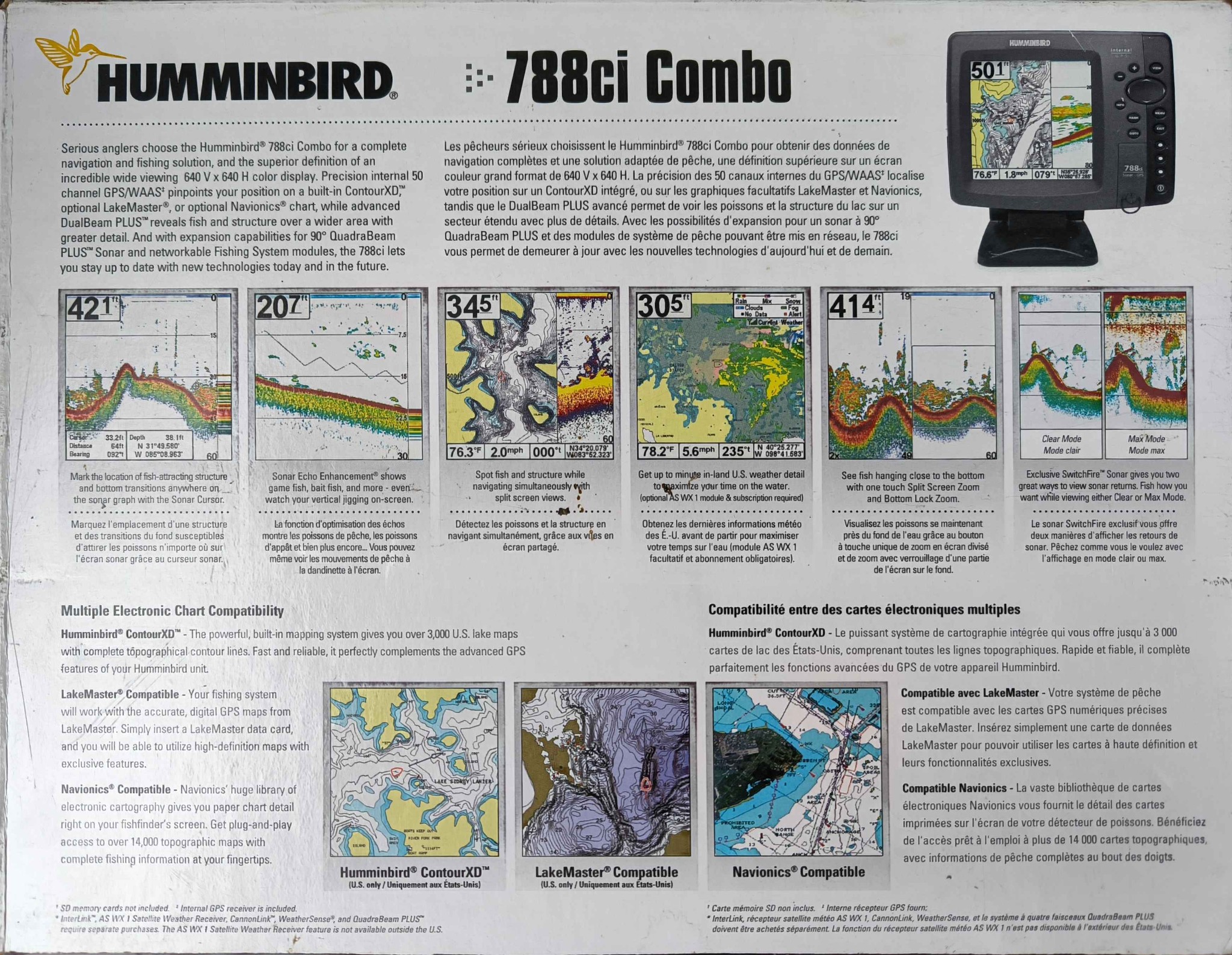 Humminbird 788ci Fishfinder & Chart plotter with Navionics Gold NZ maps ...