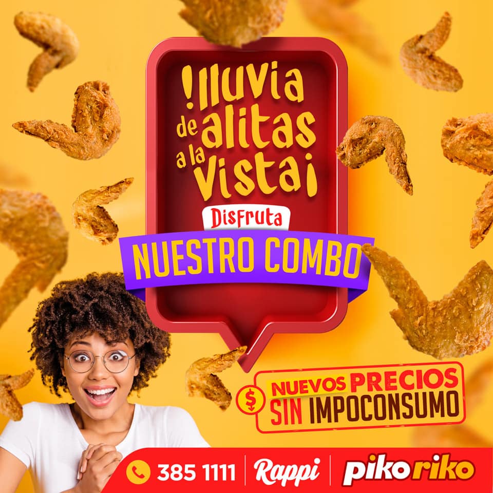Piko Riko - ¡Los jueves son de alitas! Antes $12.900