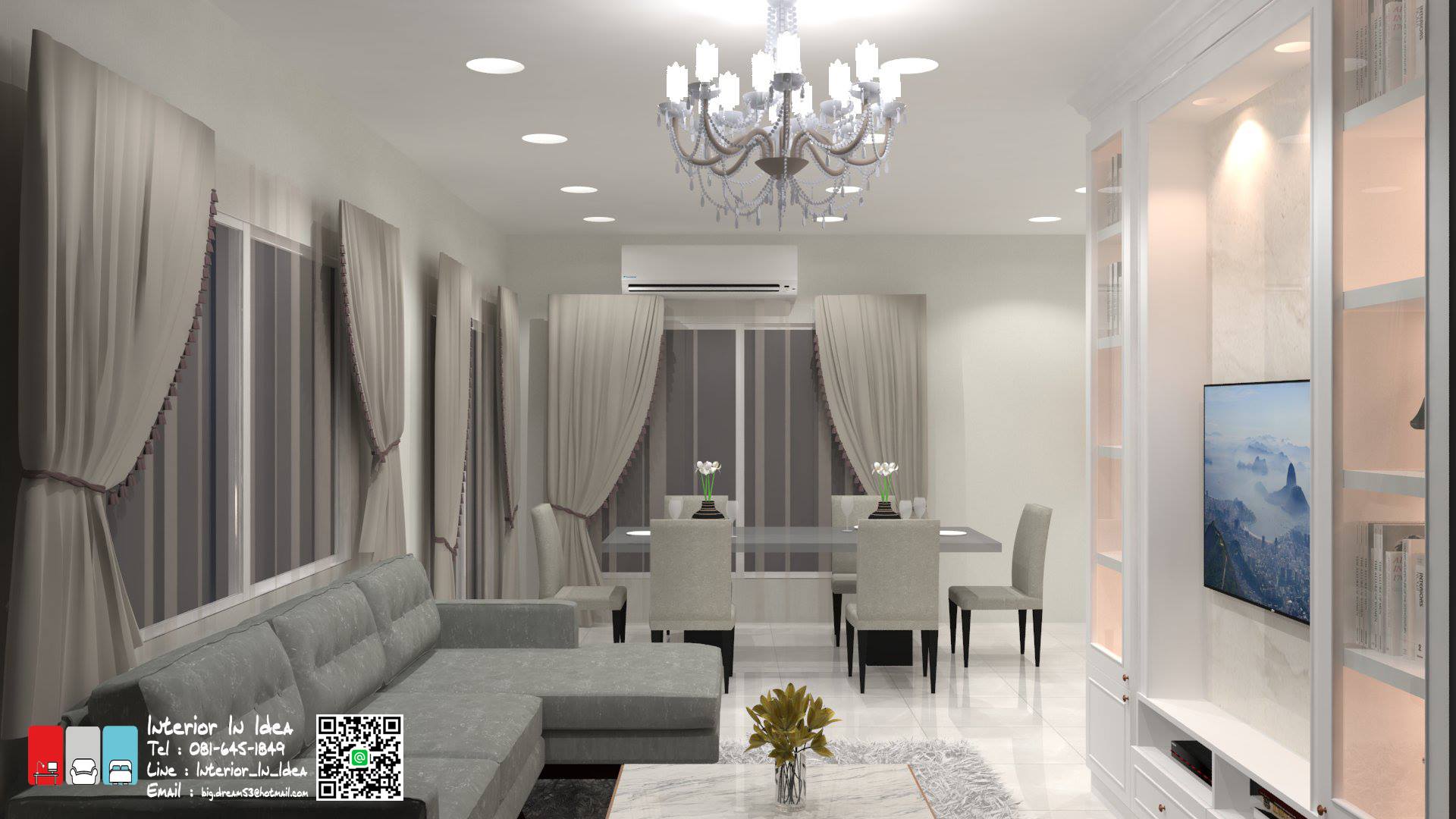 วันนี้จะนำทีมงานเข้าไปติดตั้งงานสวย ๆ... - Interior In Idea