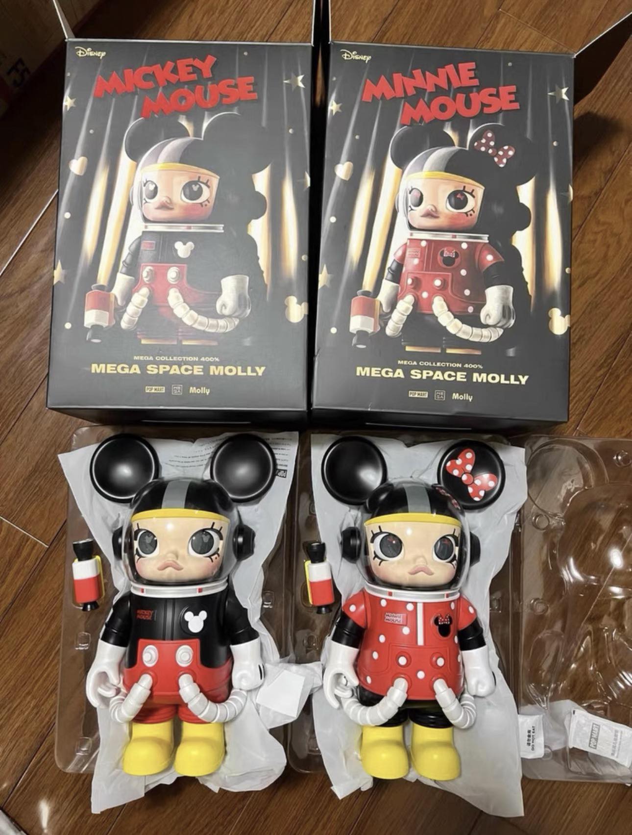 Popmart Mega Space Molly Mickey Minnie 400%