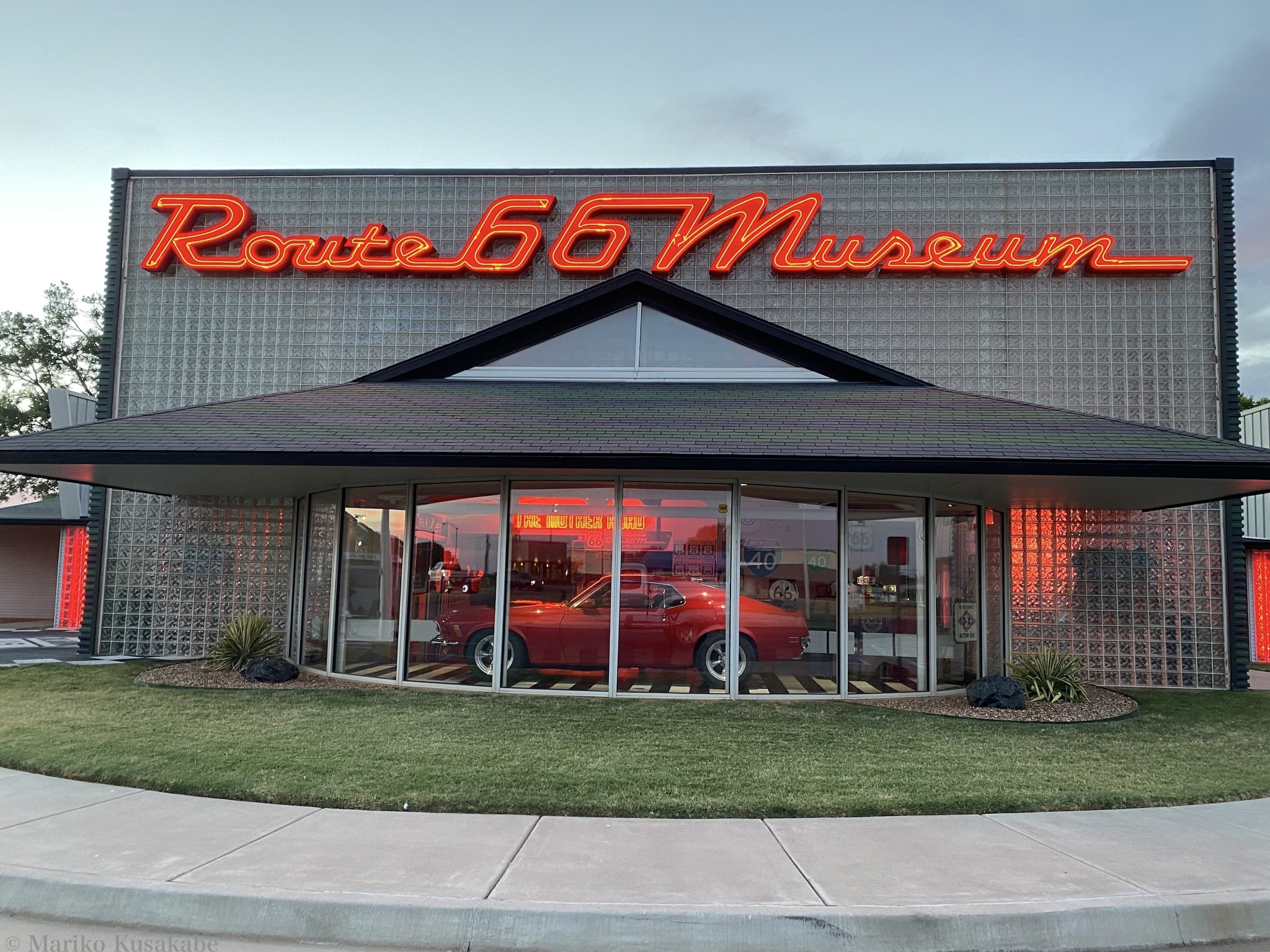 Route 66 museum in Clinton, OK
