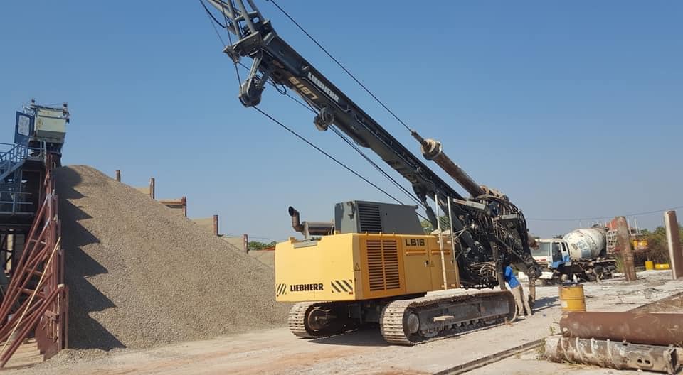 Srcc Rotary Drilling Rig Pile Foundation ຮັບເໝົາເຈາະເສົາເຂັມອາຄານ ...
