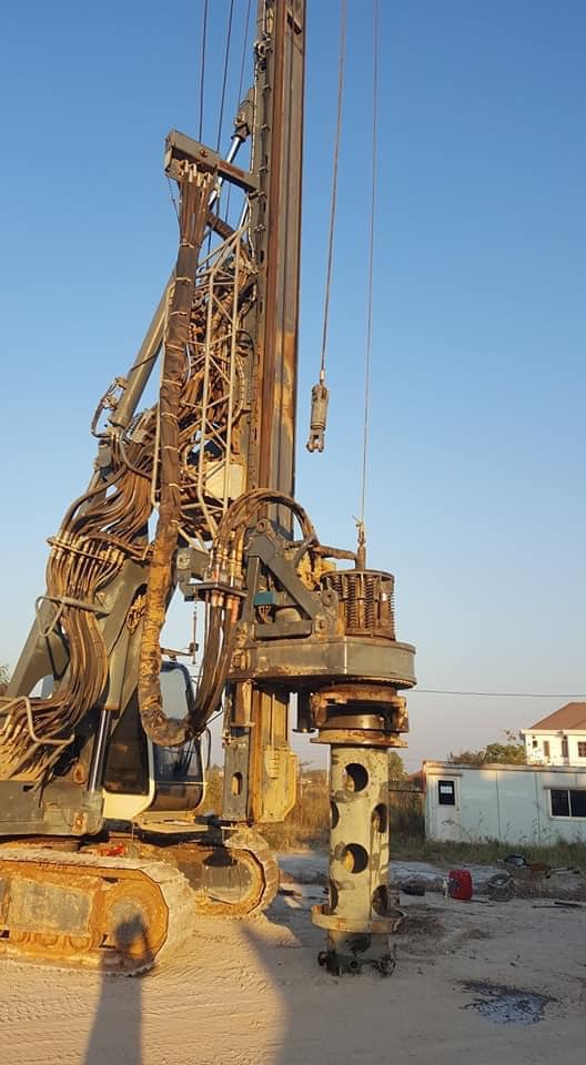 Srcc Rotary Drilling Rig Pile Foundation ຮັບເໝົາເຈາະເສົາເຂັມອາຄານ ...