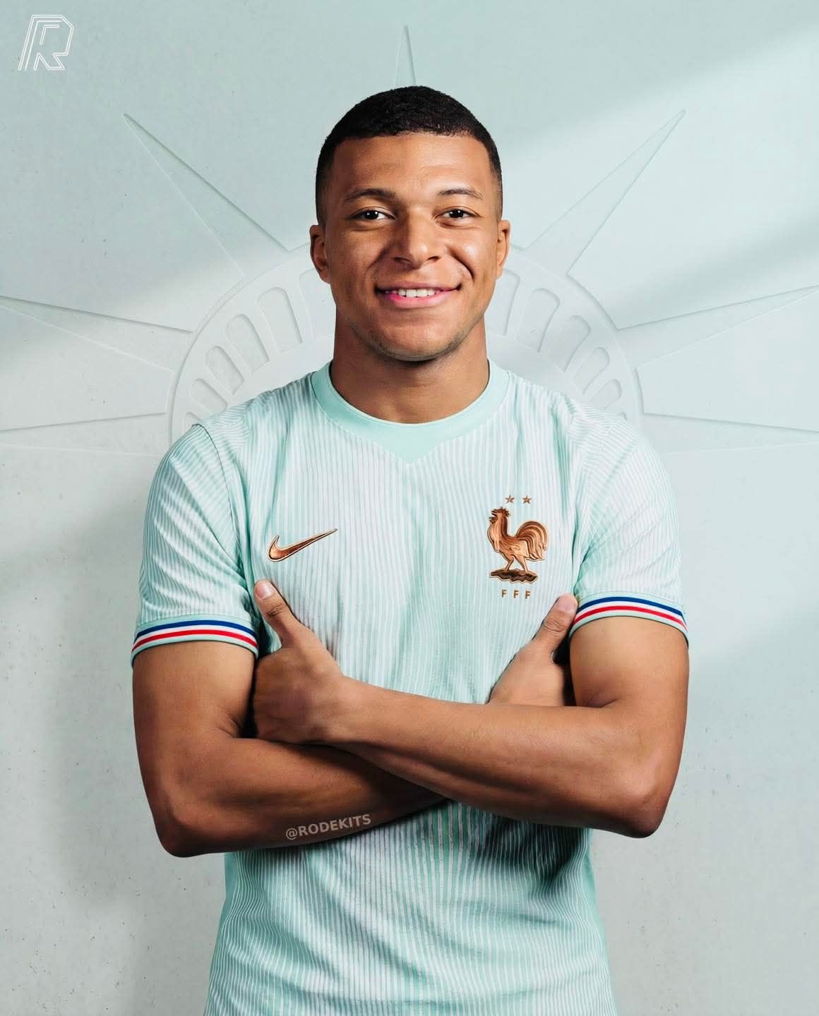 Maillot France Coupe Du Monde 2026 – Coq Gaulois – Tissu Respirant – Coupe Classique – Bleu Fan