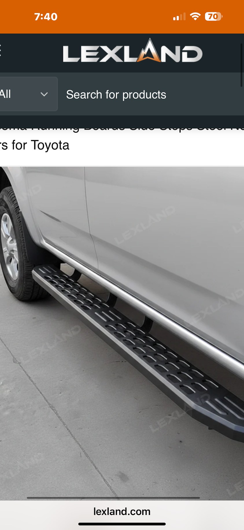 4th Generation Toyota Tacoma Owners Group | Are the Lexland running ...