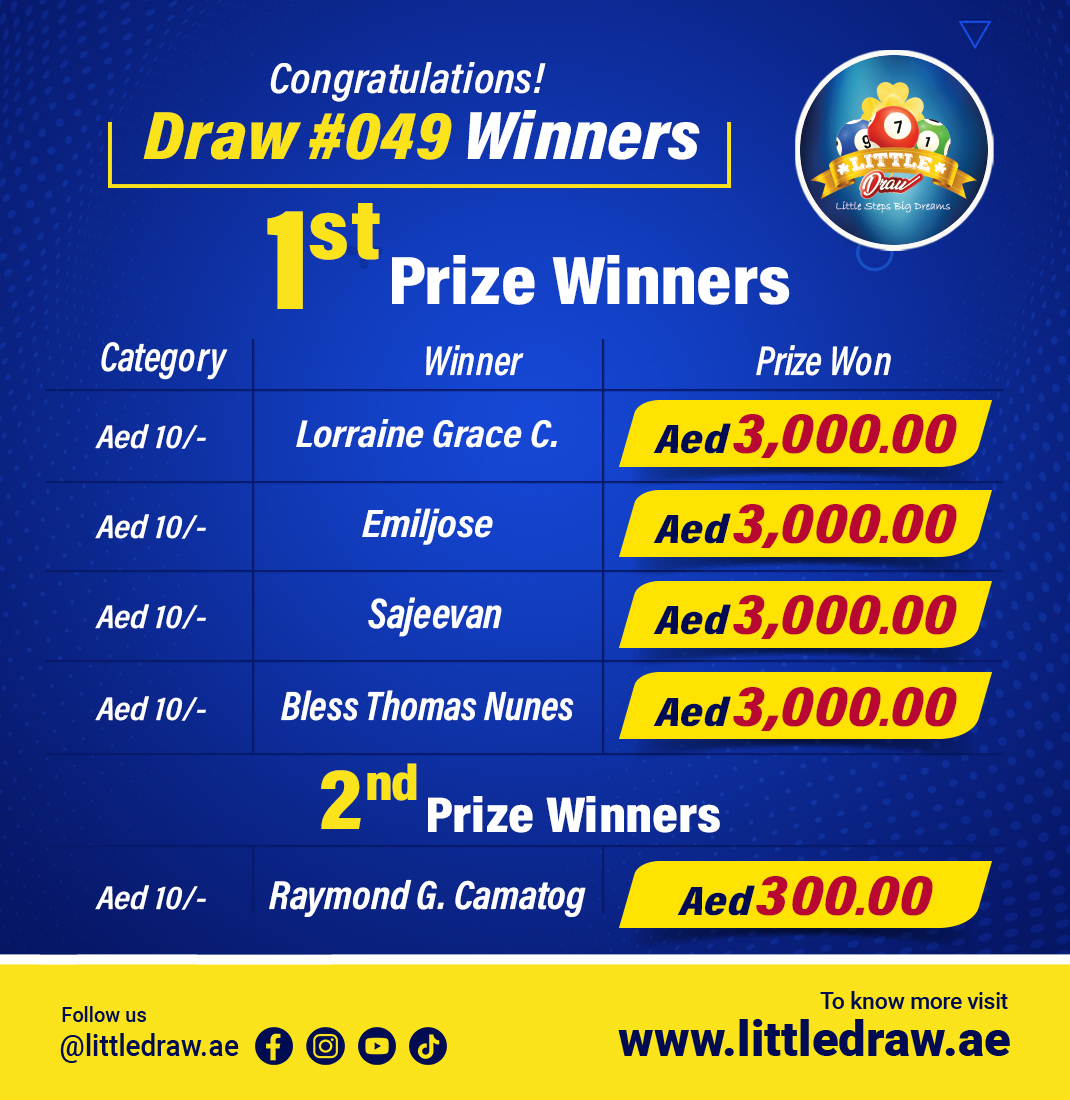 Little Draw - 🎟️ Tri-Daily - Monday Draw! 🌟...
