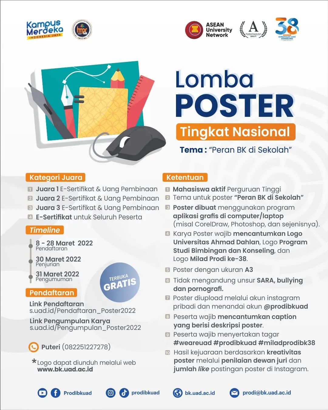 Prodibkuad - LOMBA POSTER NASIONAL 📌 Tema : 