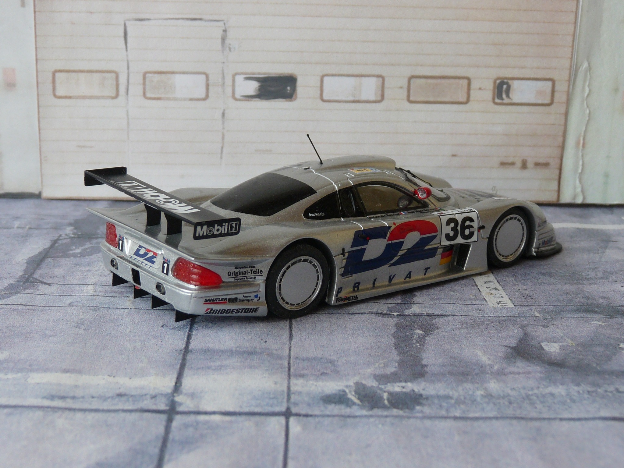 Mercedes CLK-LM Training 24h Le Mans 1998 with wheeldisc BBR PJ
