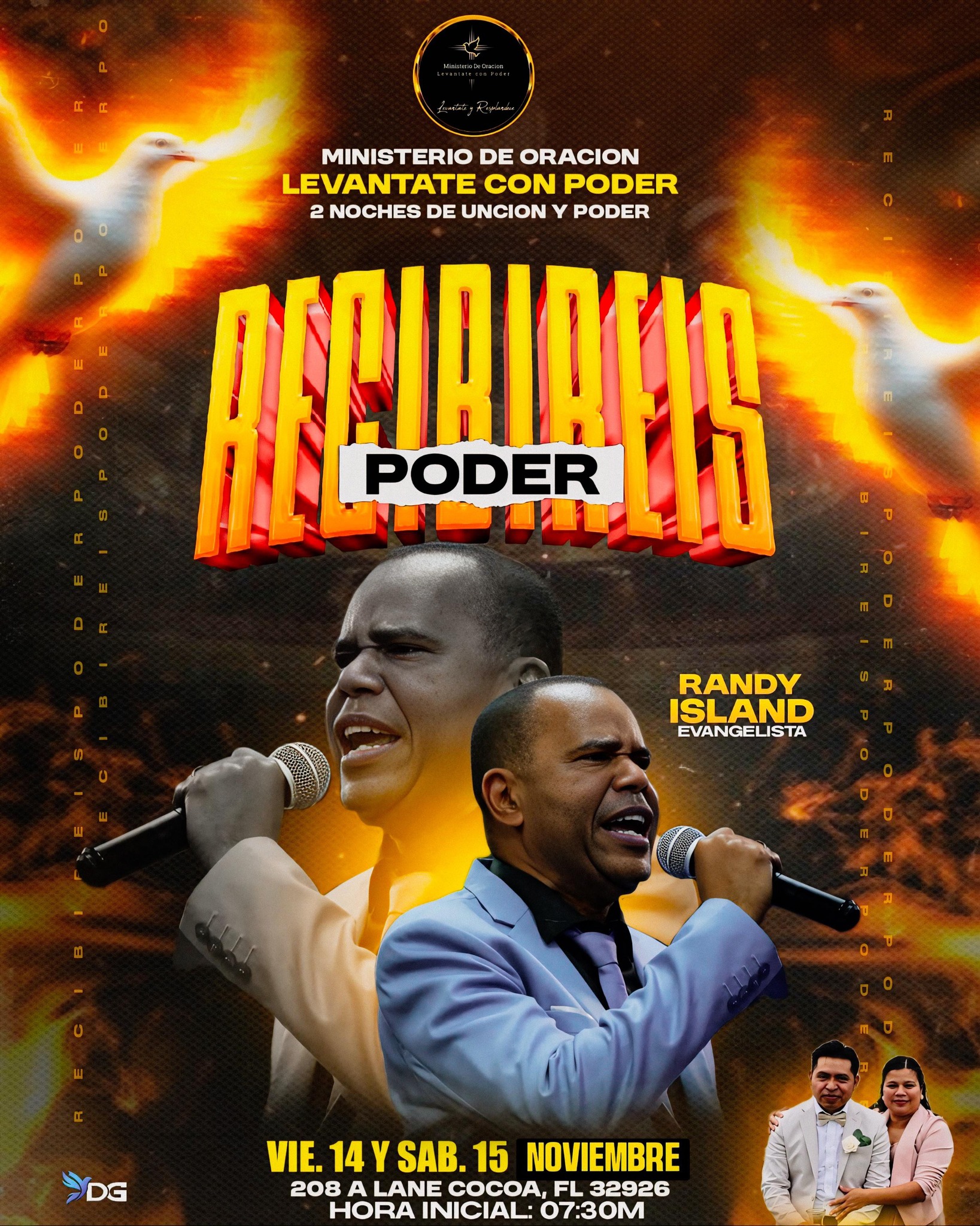Te invitamos a 2 Noches de unción y poder 🔥