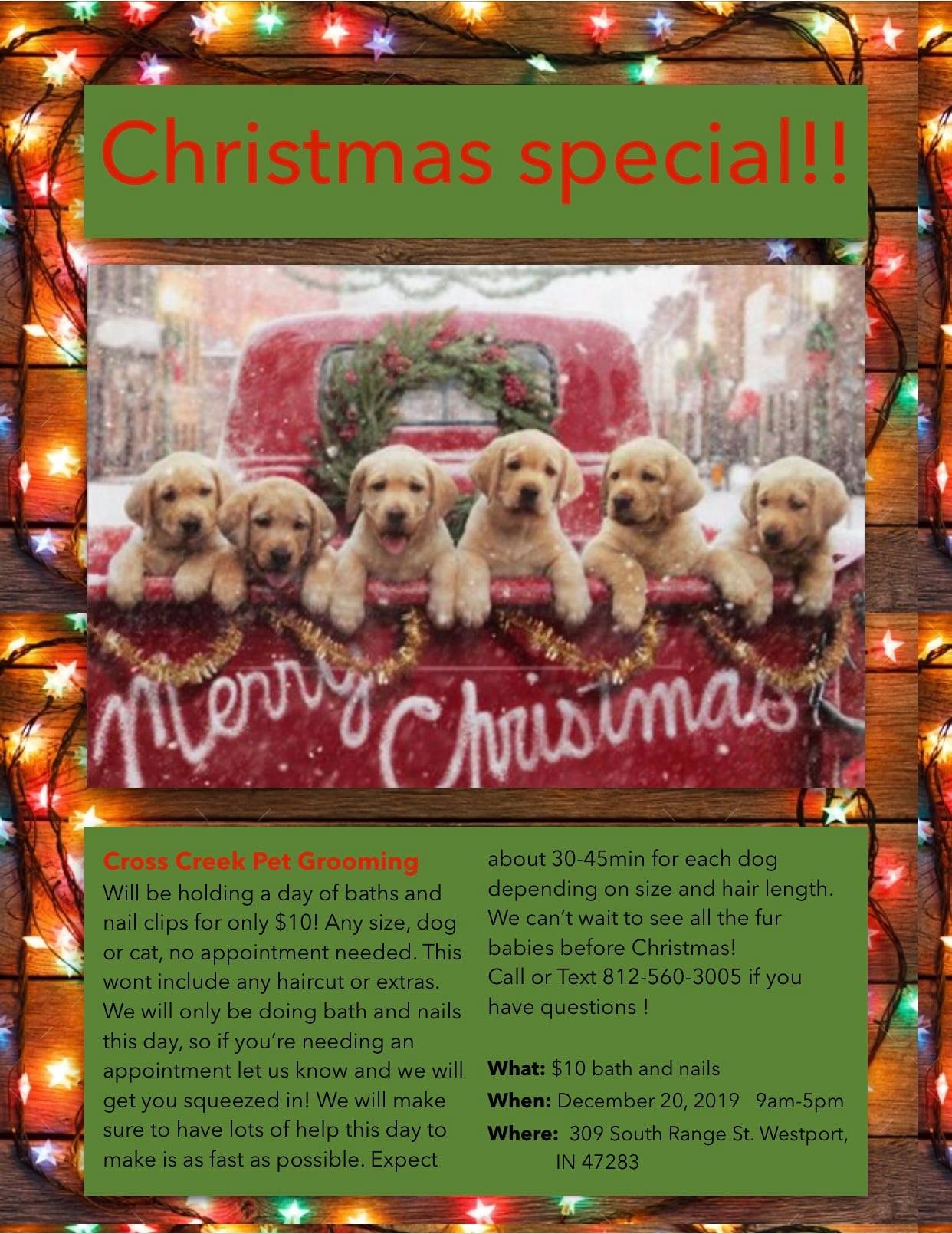 Cross Creek Pet Grooming Westport, Indiana Facebook