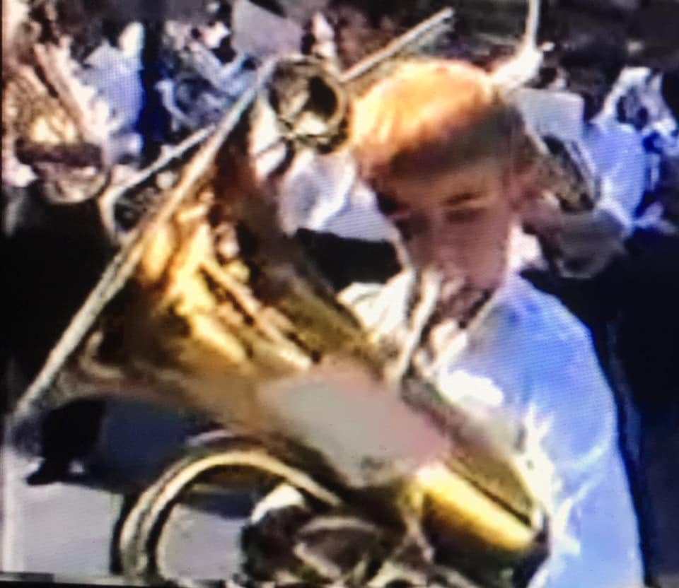 Then and now... Andrew... - The Cornwall Youth Brass Band