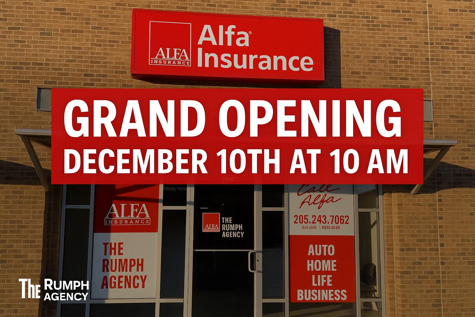 Justin Rumph - 🎉 Grand Opening! 🎉 Join us December 10th at... | Facebook