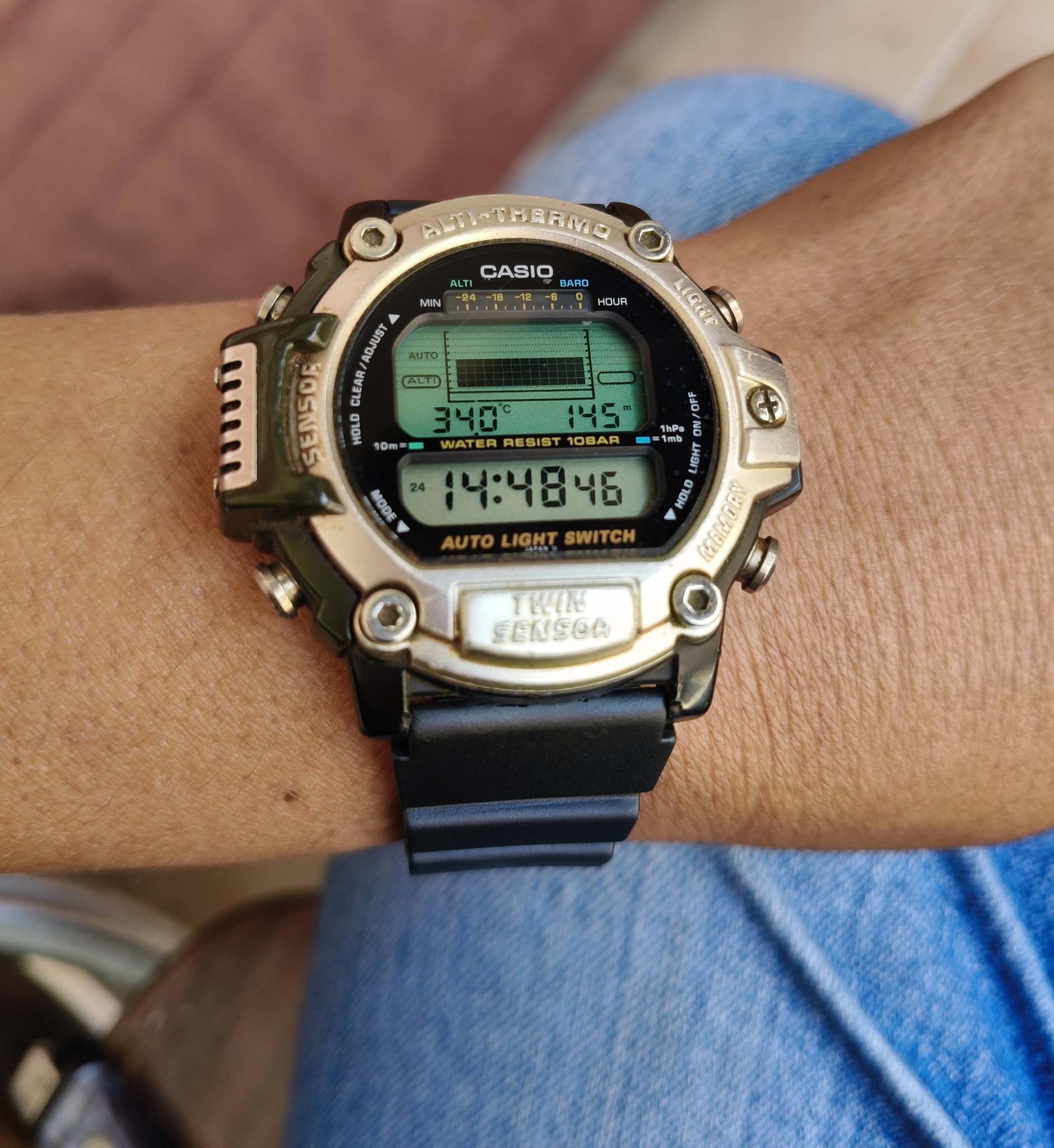 Vintage Casio Protrek 1406 PRT-30 Digital Men