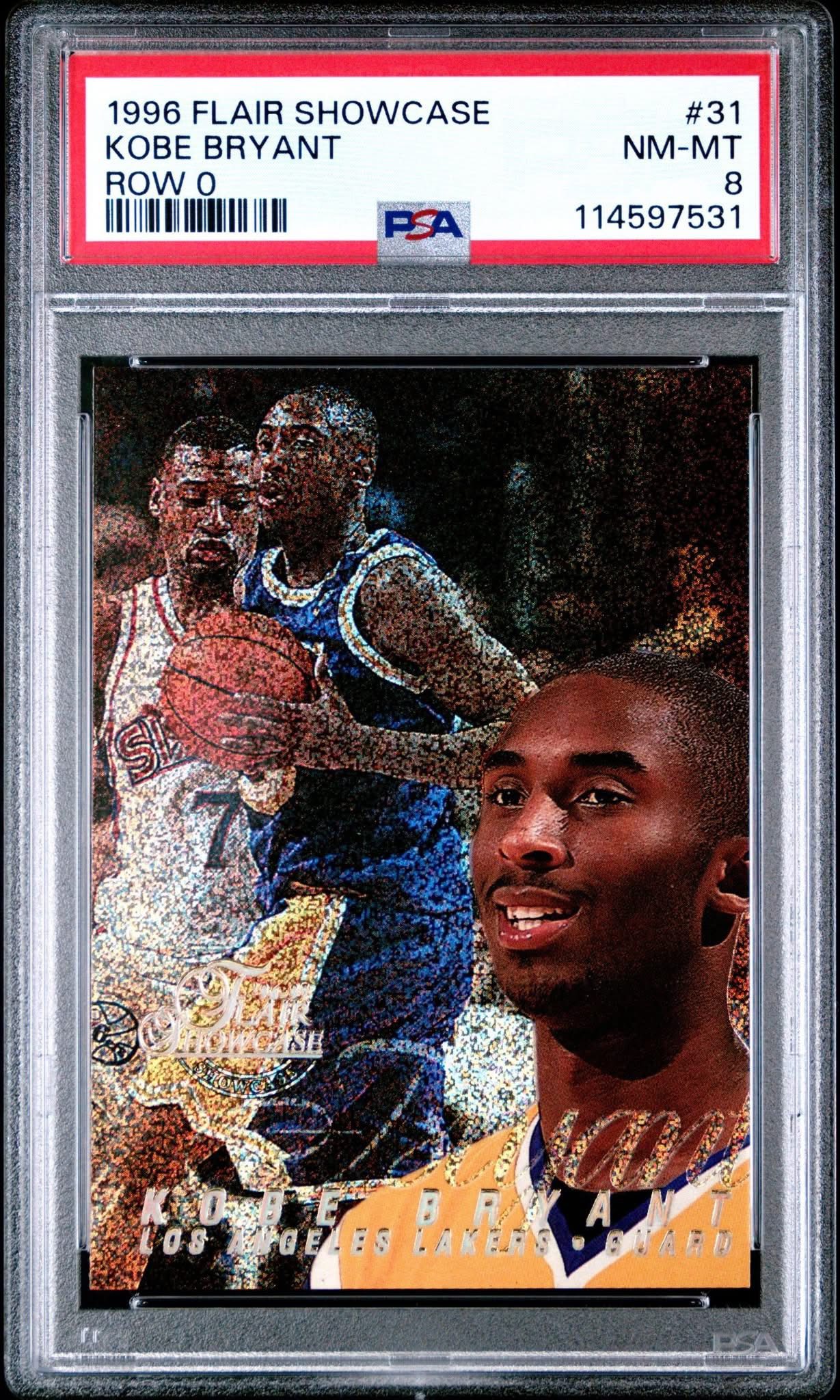 1996 Kobe Bryant RC Flair Showcase Lot