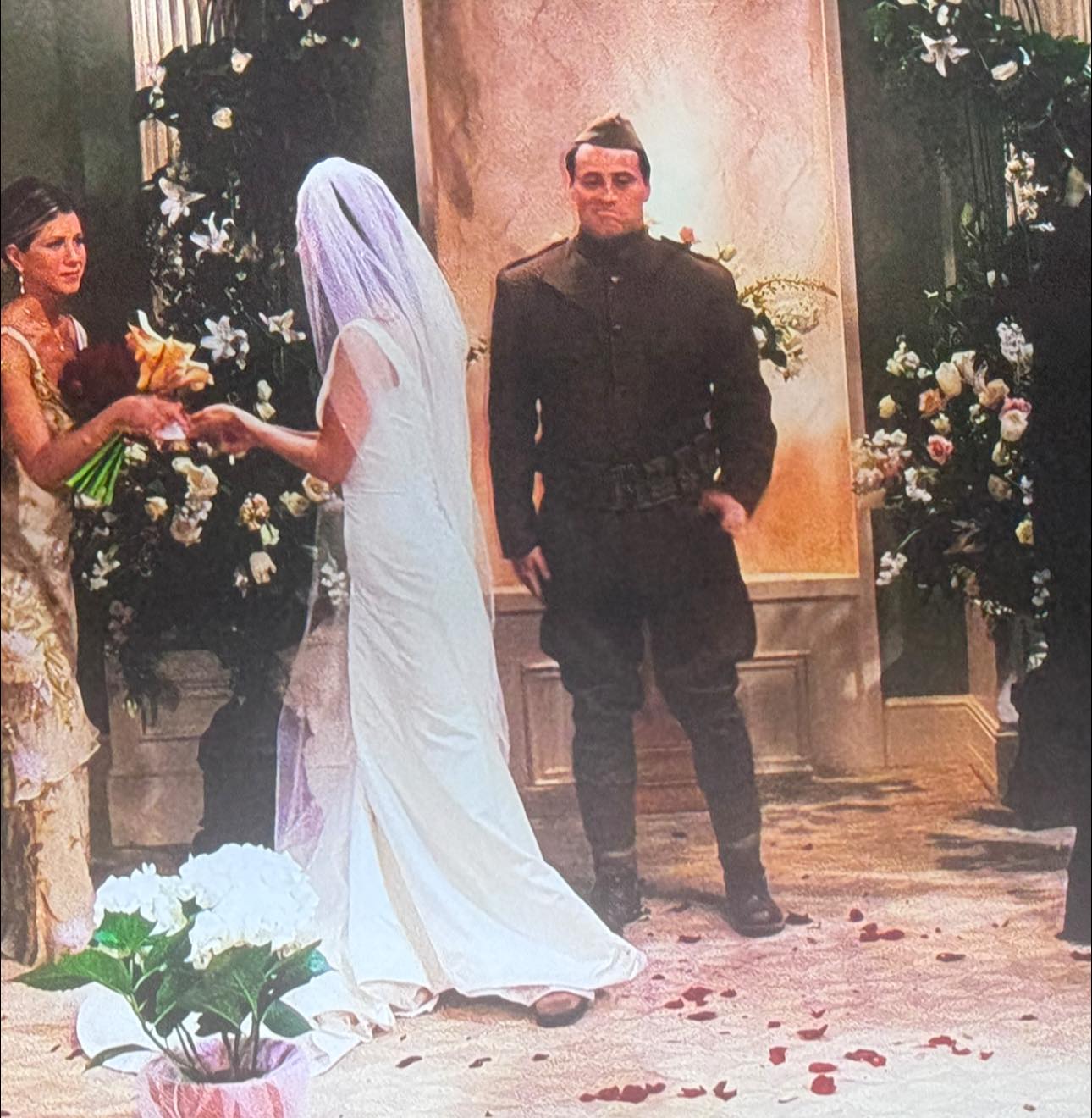 monica and chandler's wedding bridesmaid dresses Discovering Friends season 7 Monica's dress monica's wedding bridesmaid dresses