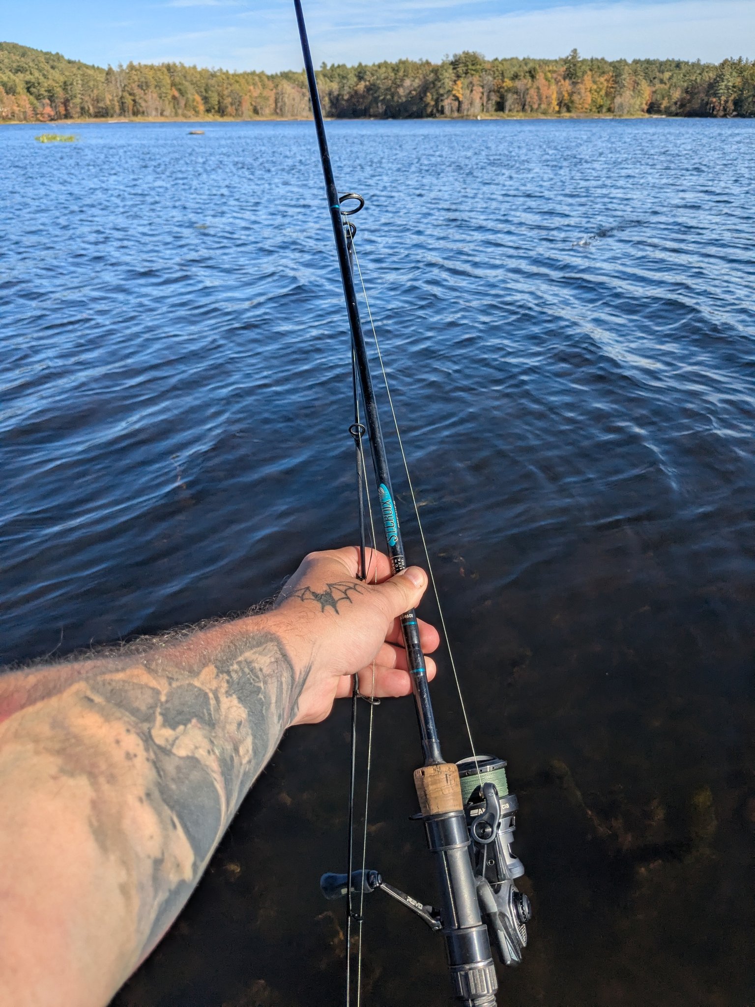 bass trolling lures uk L&S MirrOlure Big Game Series 111MR – Fat Catch Test:150LB St. Croix Triumph Salmon Custom Ice Rods
