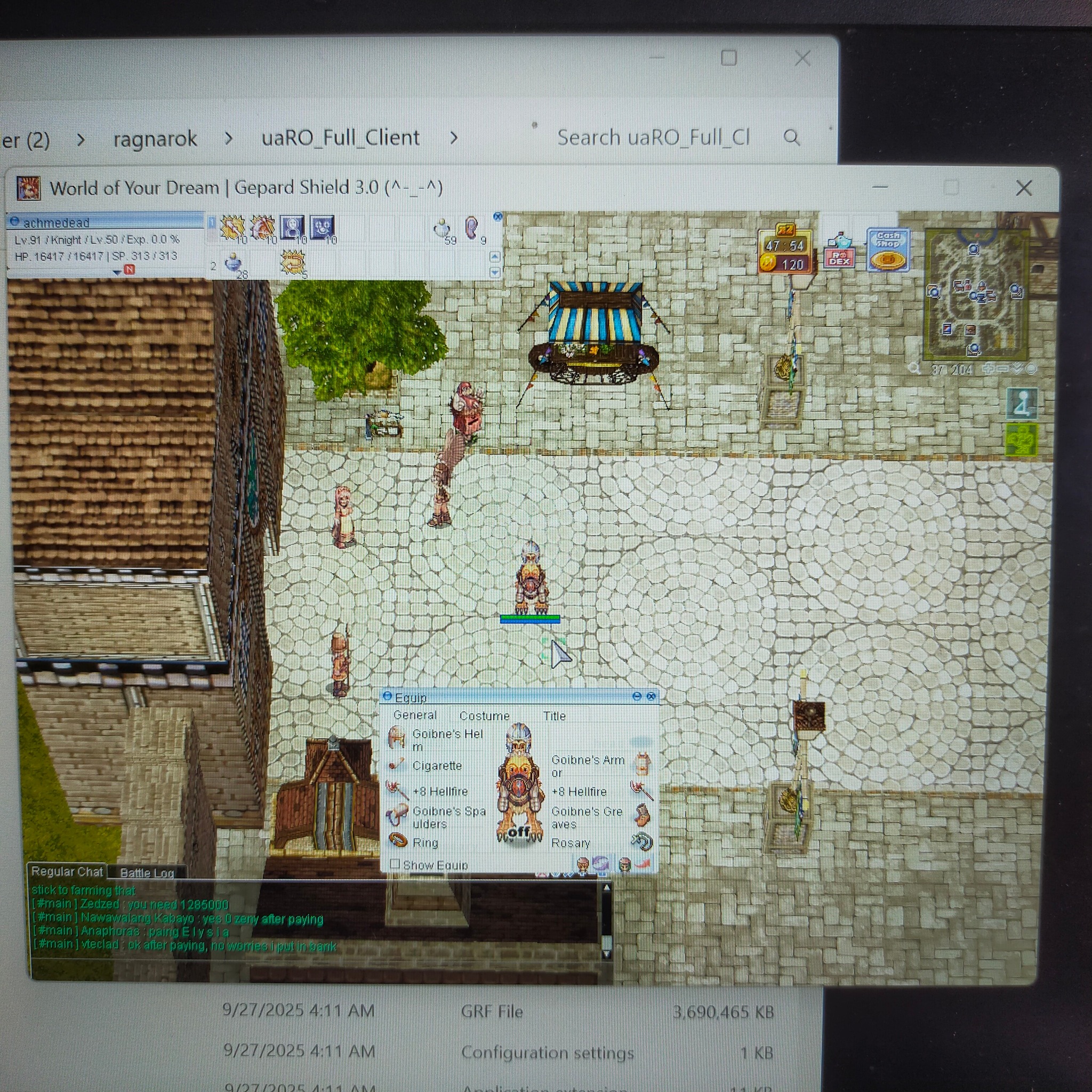 uaRO 10/10/5 lvl 99/70 Ragnarok Online | From newbie to small ...