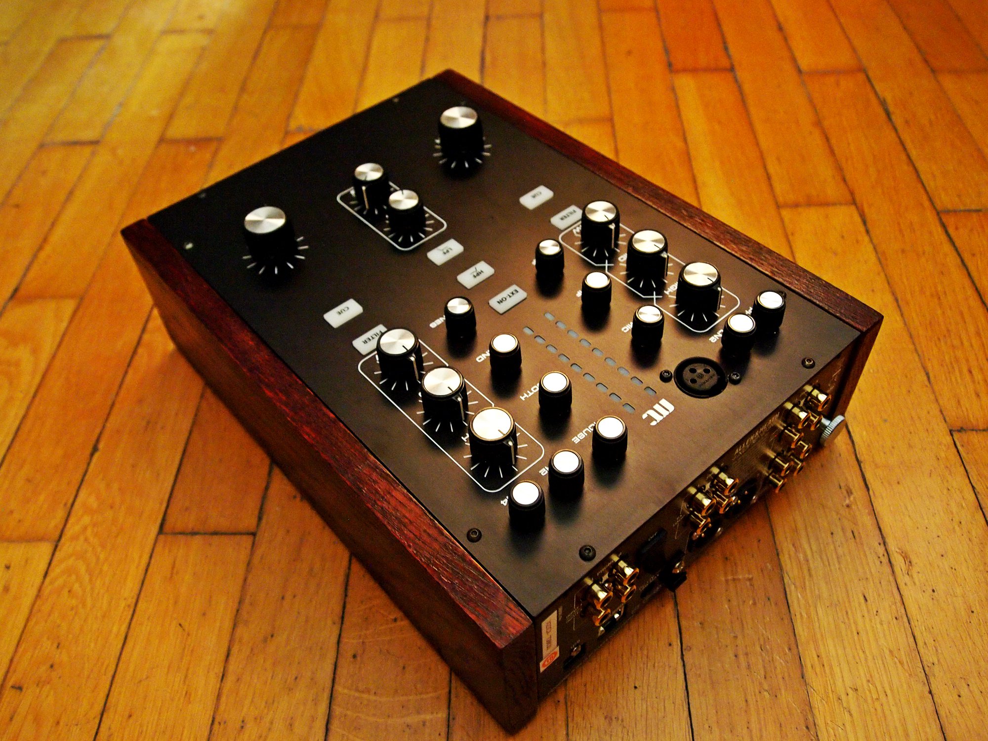 Custom xone-23c rotary mixer with dark wood sides
