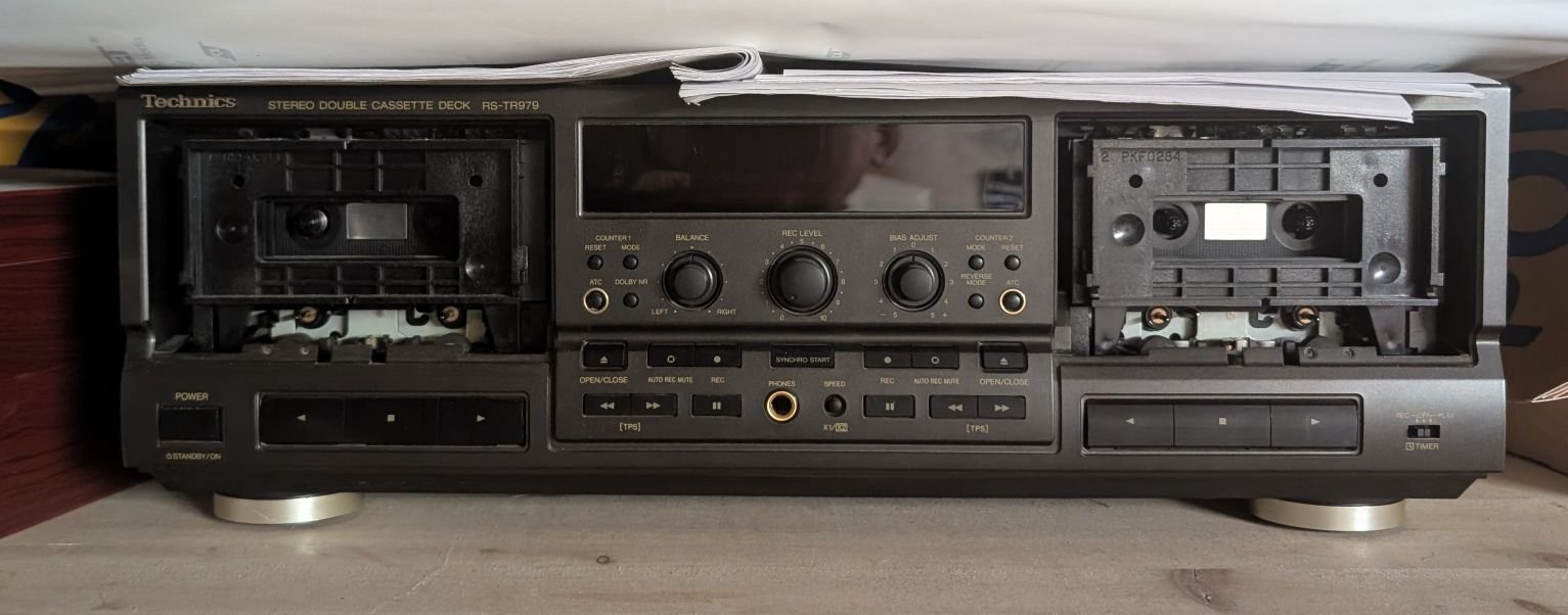 What repair options for Technics RS-TR979 cassette deck in Germany?