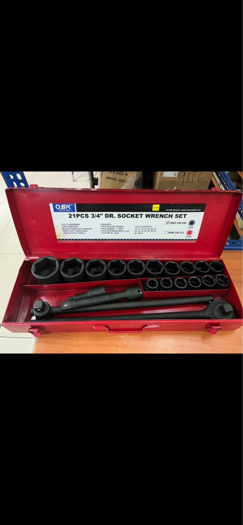 OSK 21PCS. 3/4” DRIVE SOCKET WRENCH SET ‼️‼️‼️‼️ - Wrenches - Quezon ...