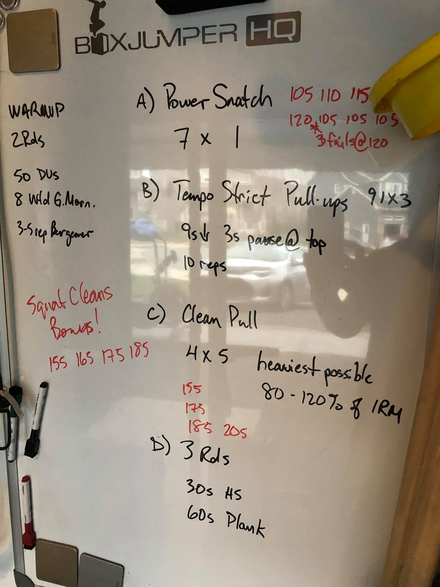 BoxJumper - Victoria Day workout! Put together a few...
