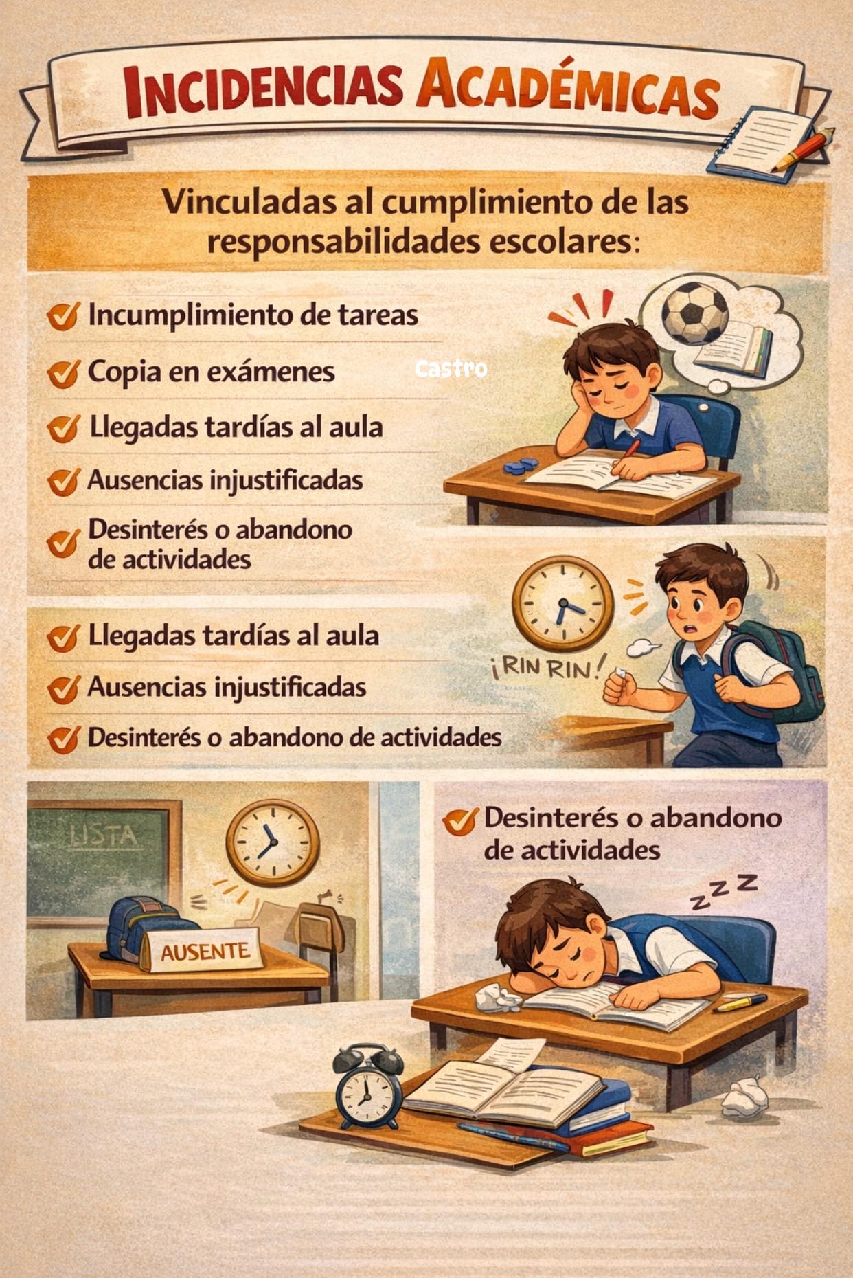 Milly - Las incidencias académicas no son solo “faltas”, son señales ...