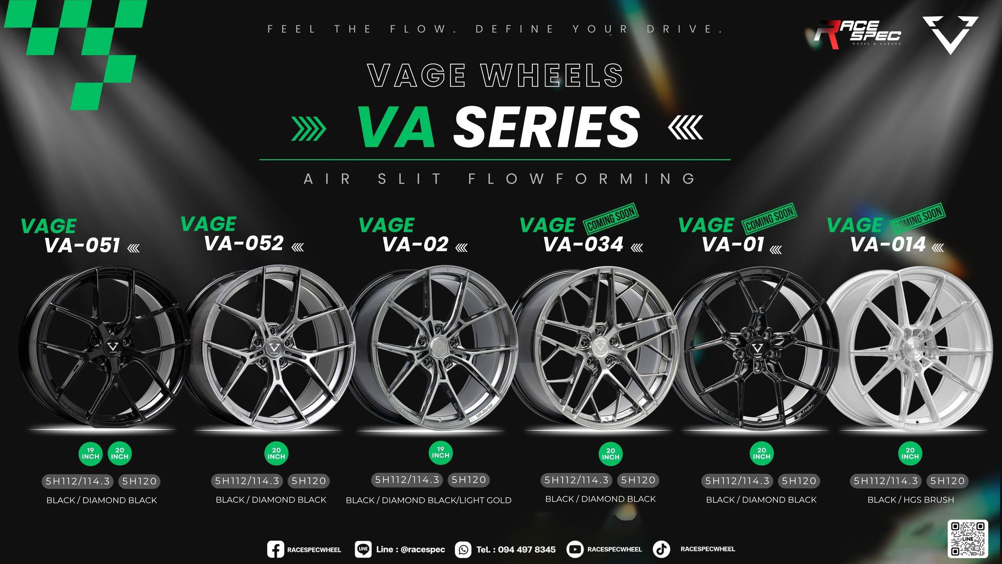 HONDA CR-V 2024 CLUB THAILAND | ล้อแท้ VAGE WHEELS VA SERIES ล้อ ...