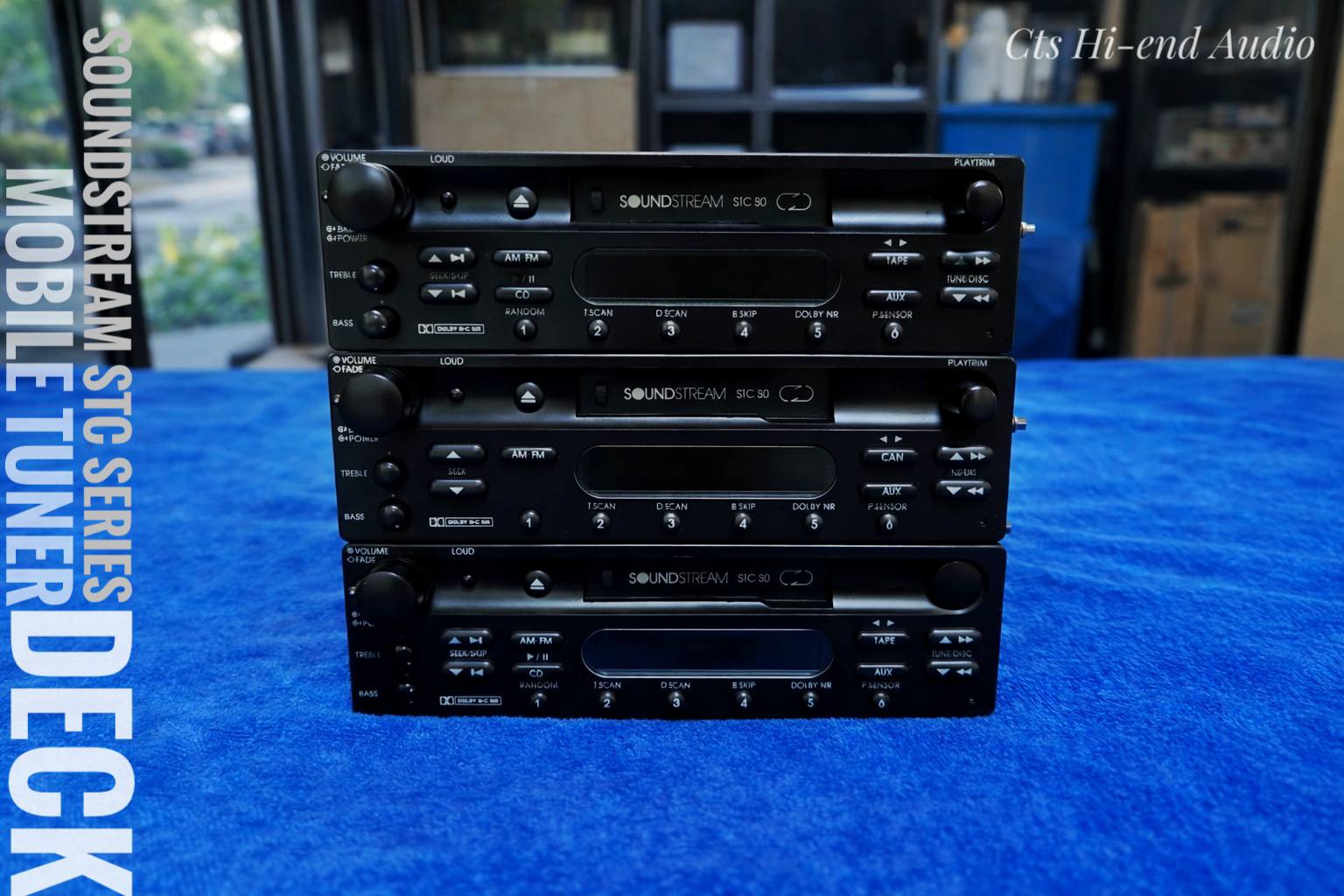 Soundstream STC Series car cassette stereos