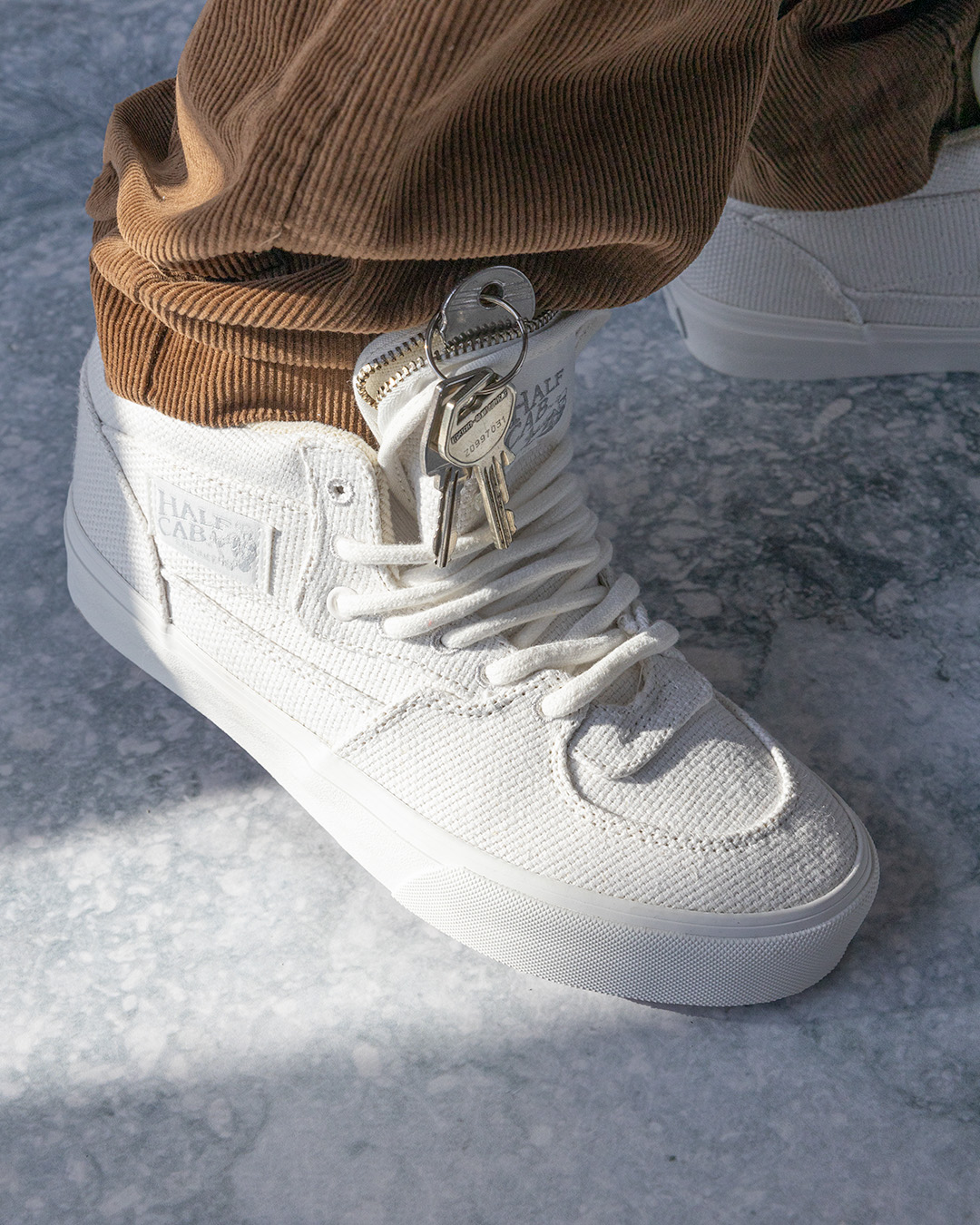 Now available: Vans Vault Half Cab CP VR3 LX Hemp White Shoplink