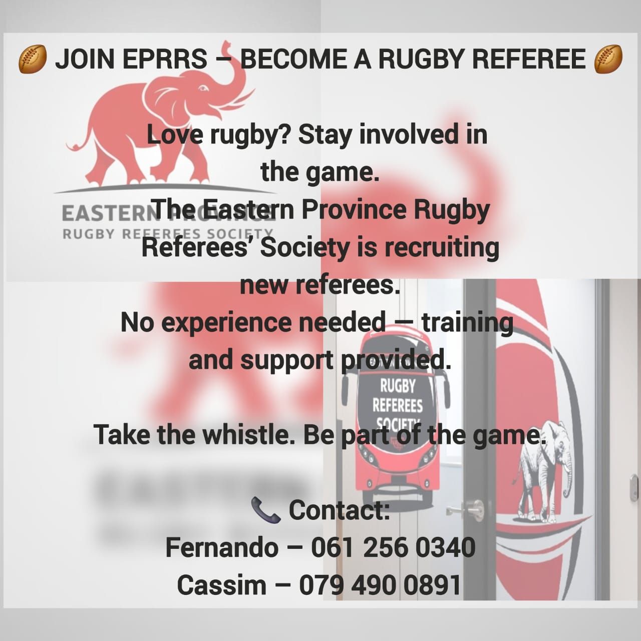 South African Rugby Referee Association | Griffin Colby: URC ...