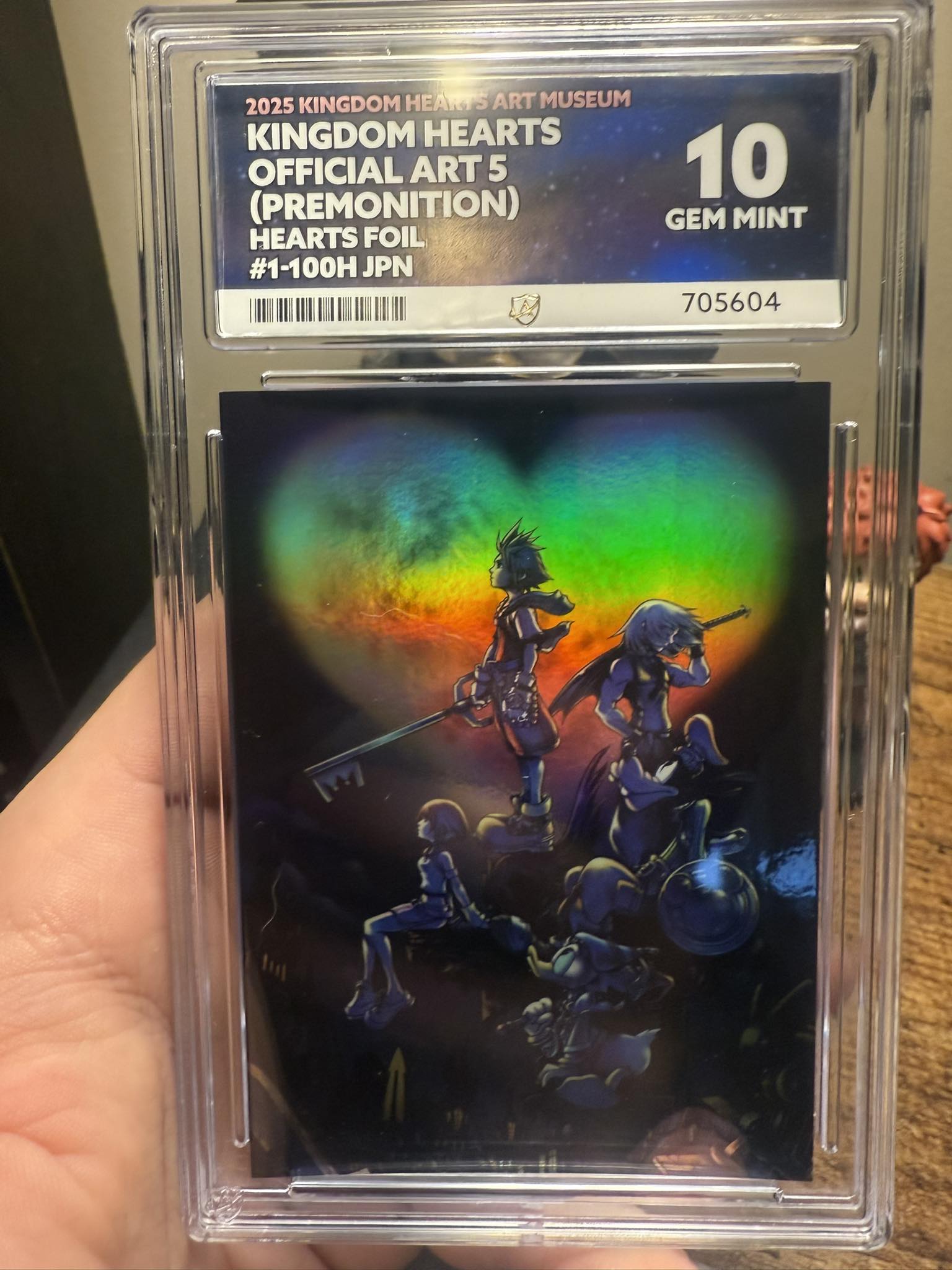 Kingdom Hearts rare gem mint 10 card found