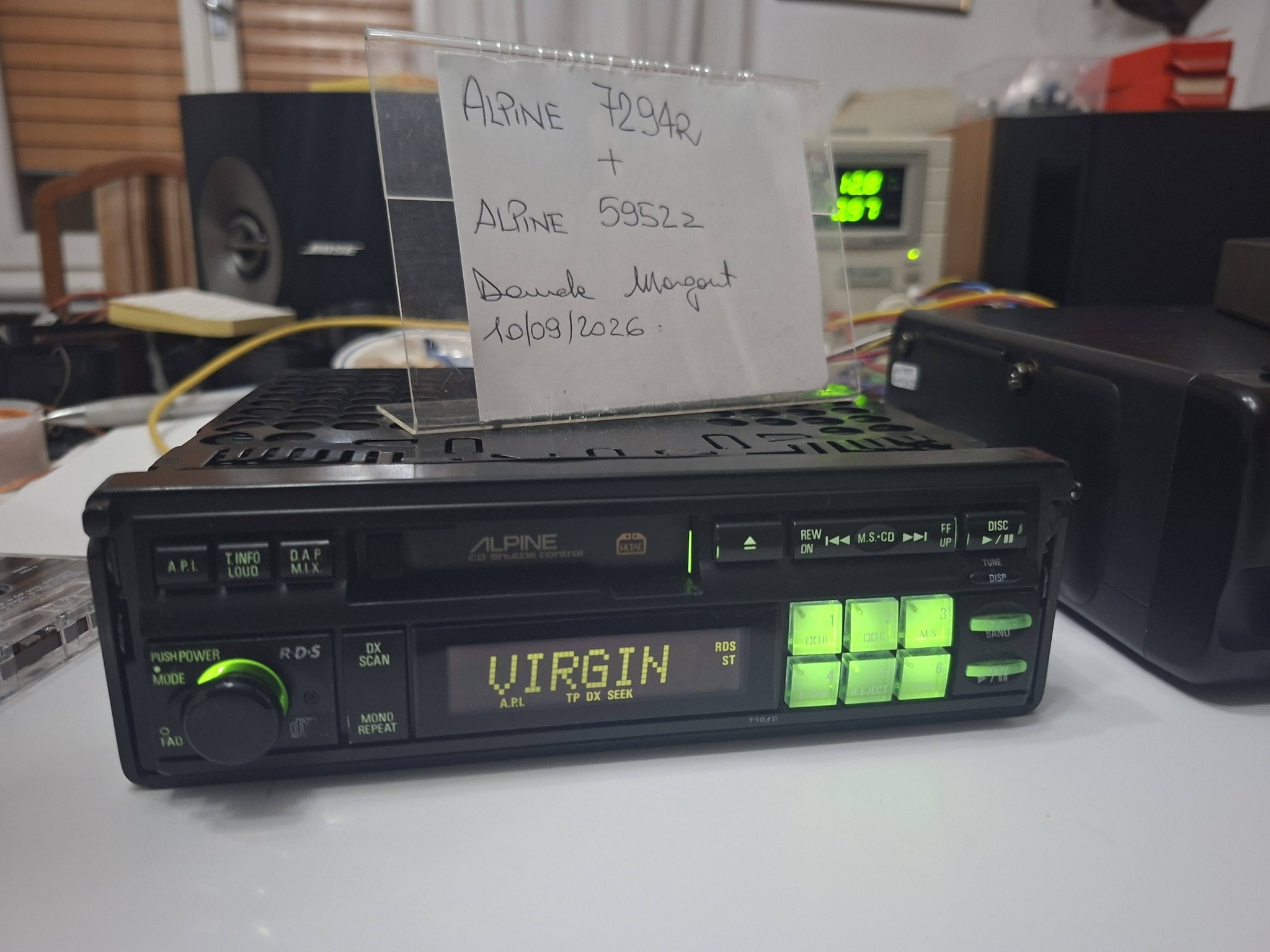 Alpine ERA-G150s and TDA-7537j both working. Selling on behalf of